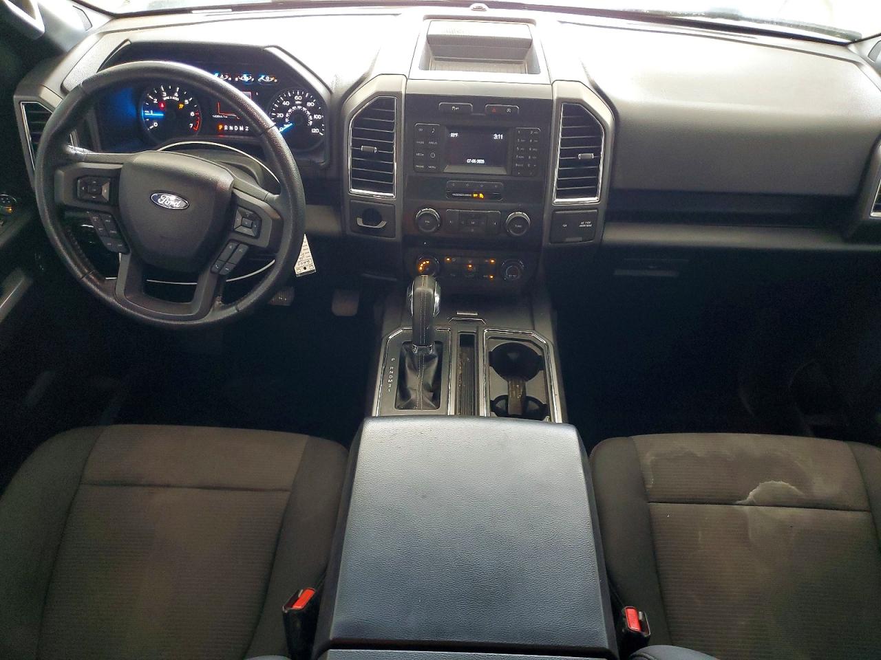 2015 Ford F150 Super Cab White vin: 1FTEX1CPXFKD53214