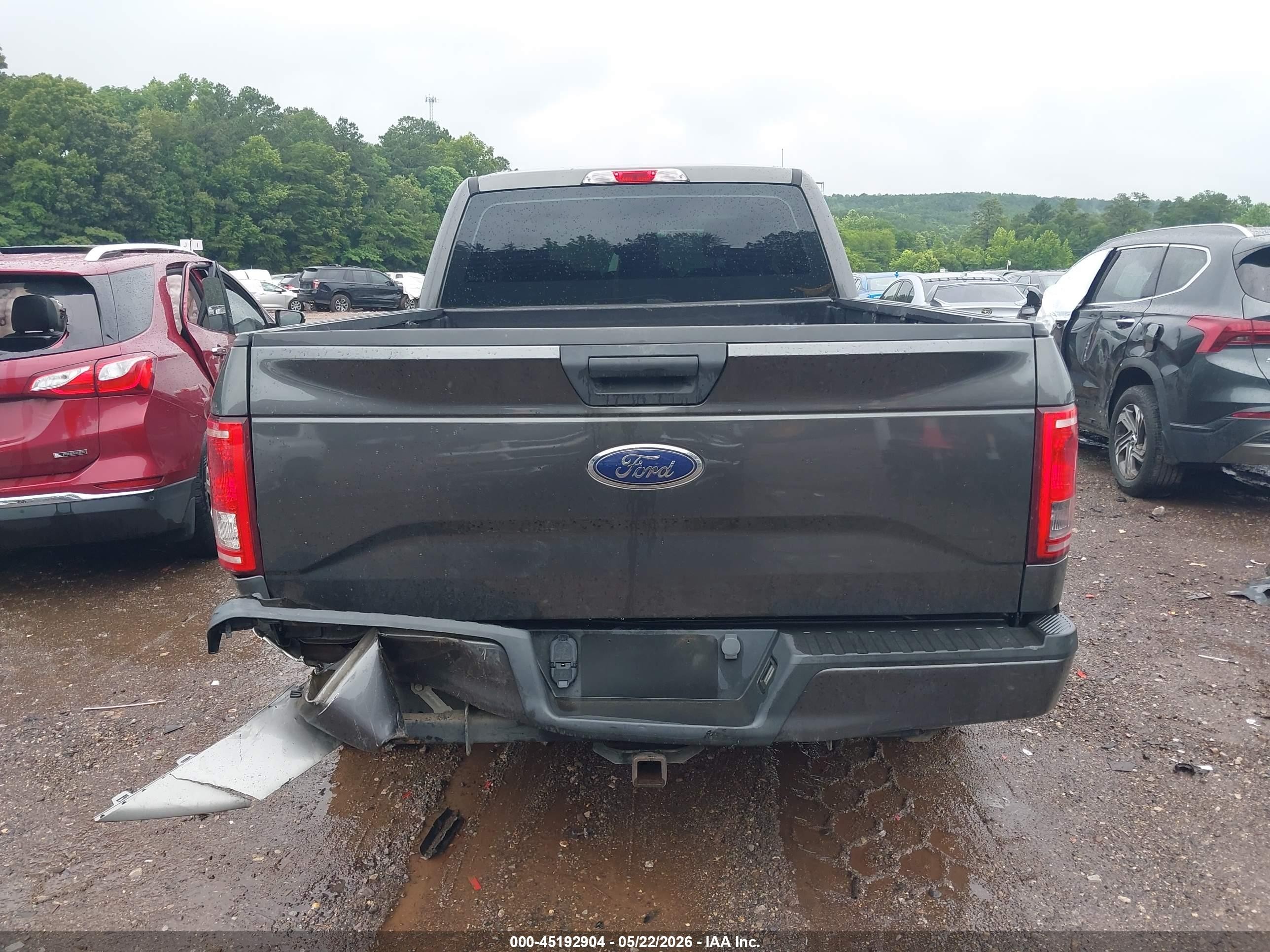 2015 Ford F-150 Xl Gray vin: 1FTEX1CPXFKD71647