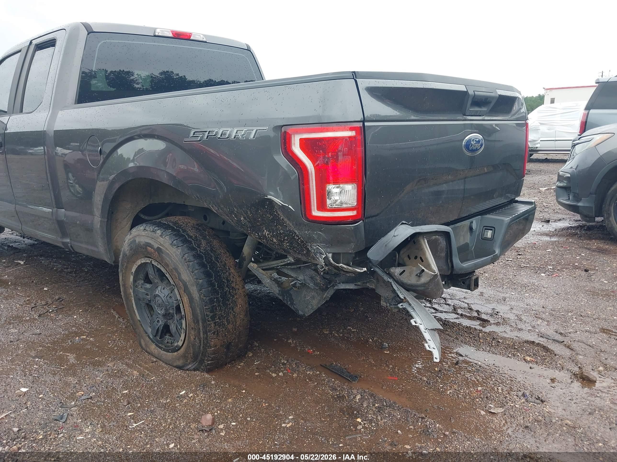 2015 Ford F-150 Xl Gray vin: 1FTEX1CPXFKD71647