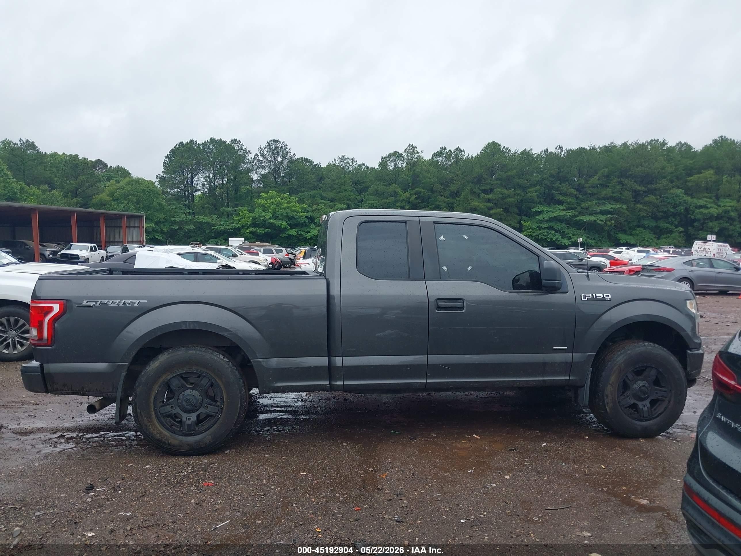 2015 Ford F-150 Xl Gray vin: 1FTEX1CPXFKD71647