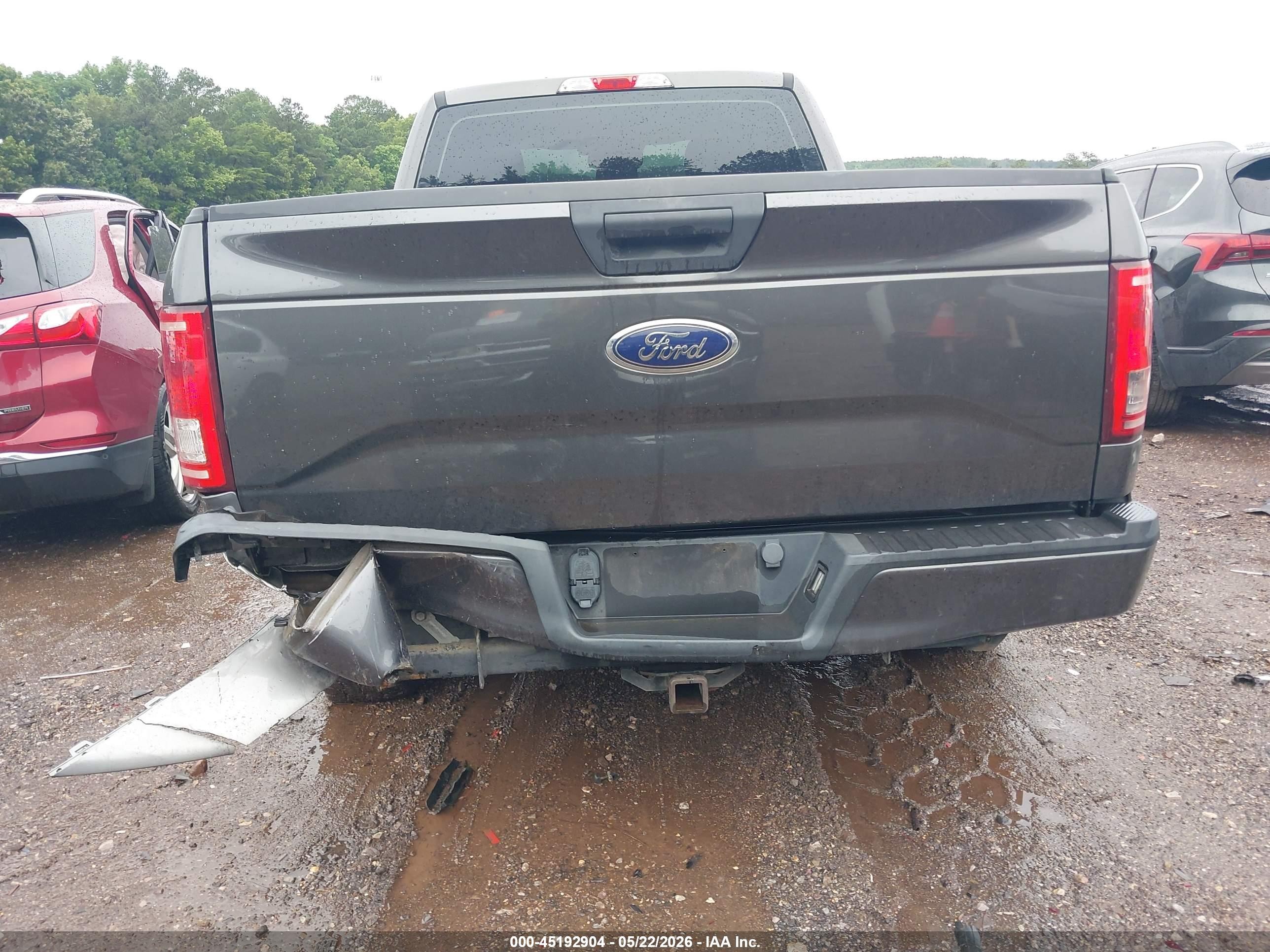 2015 Ford F-150 Xl Gray vin: 1FTEX1CPXFKD71647