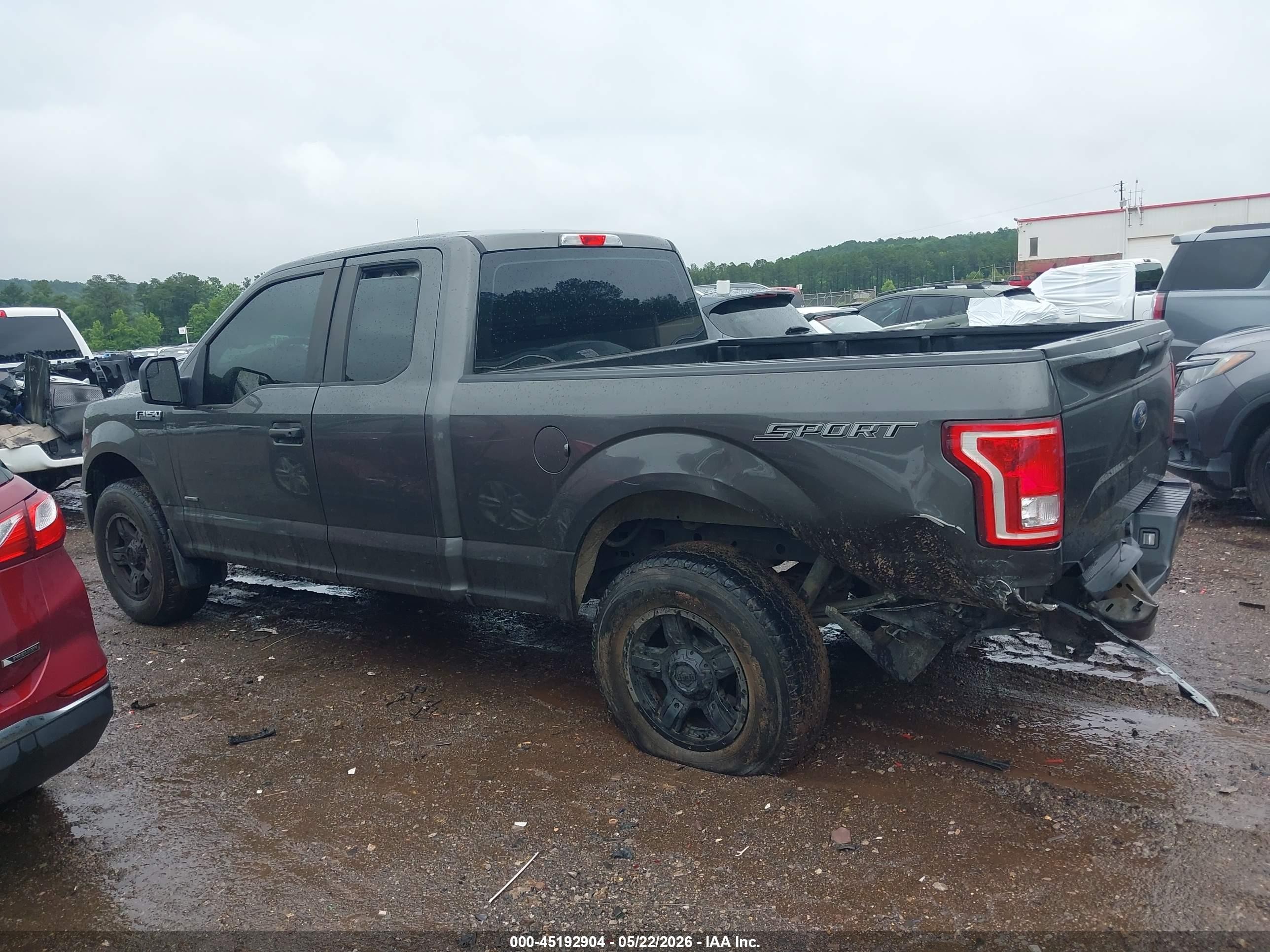 2015 Ford F-150 Xl Gray vin: 1FTEX1CPXFKD71647