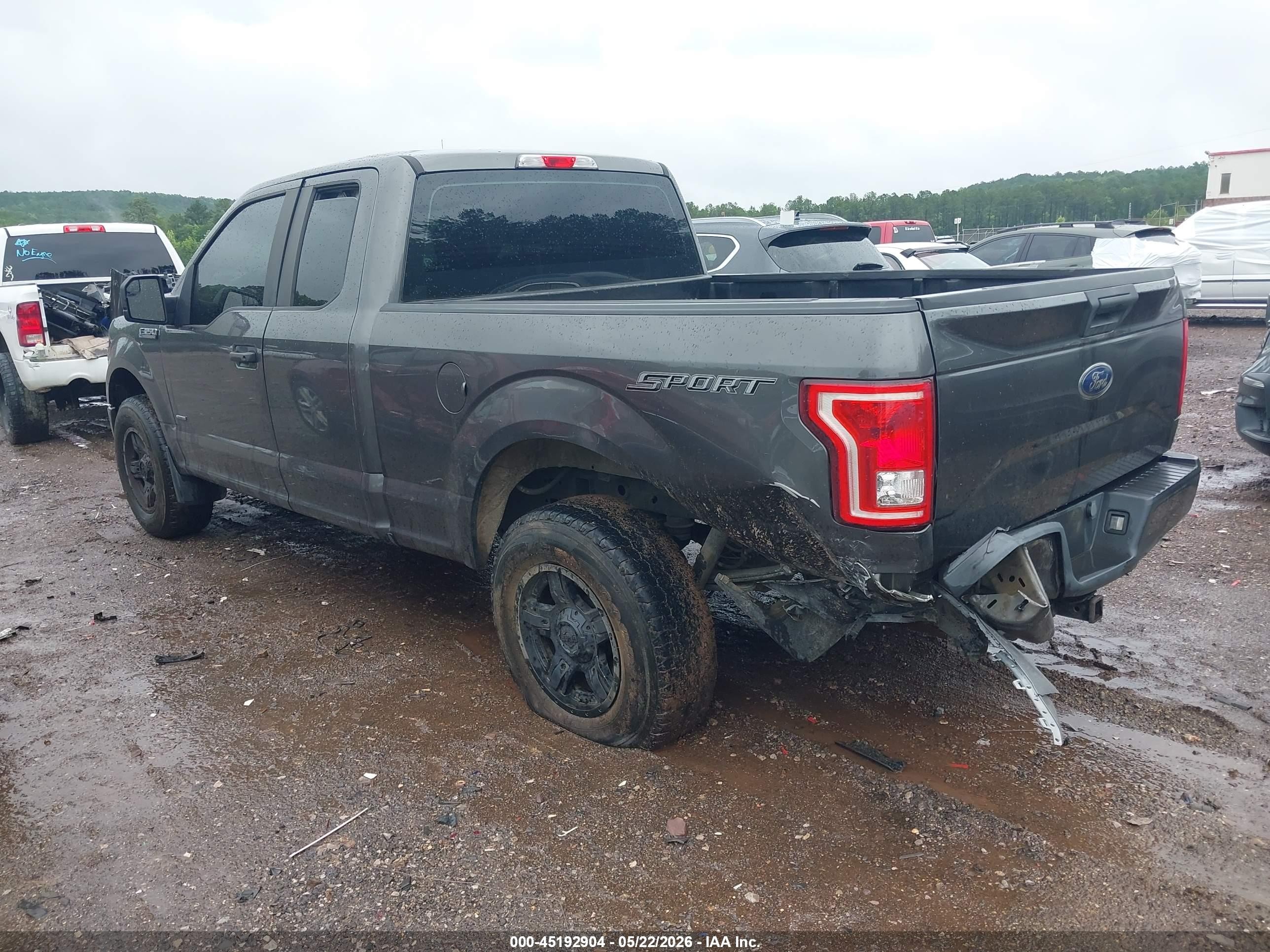 2015 Ford F-150 Xl Gray vin: 1FTEX1CPXFKD71647