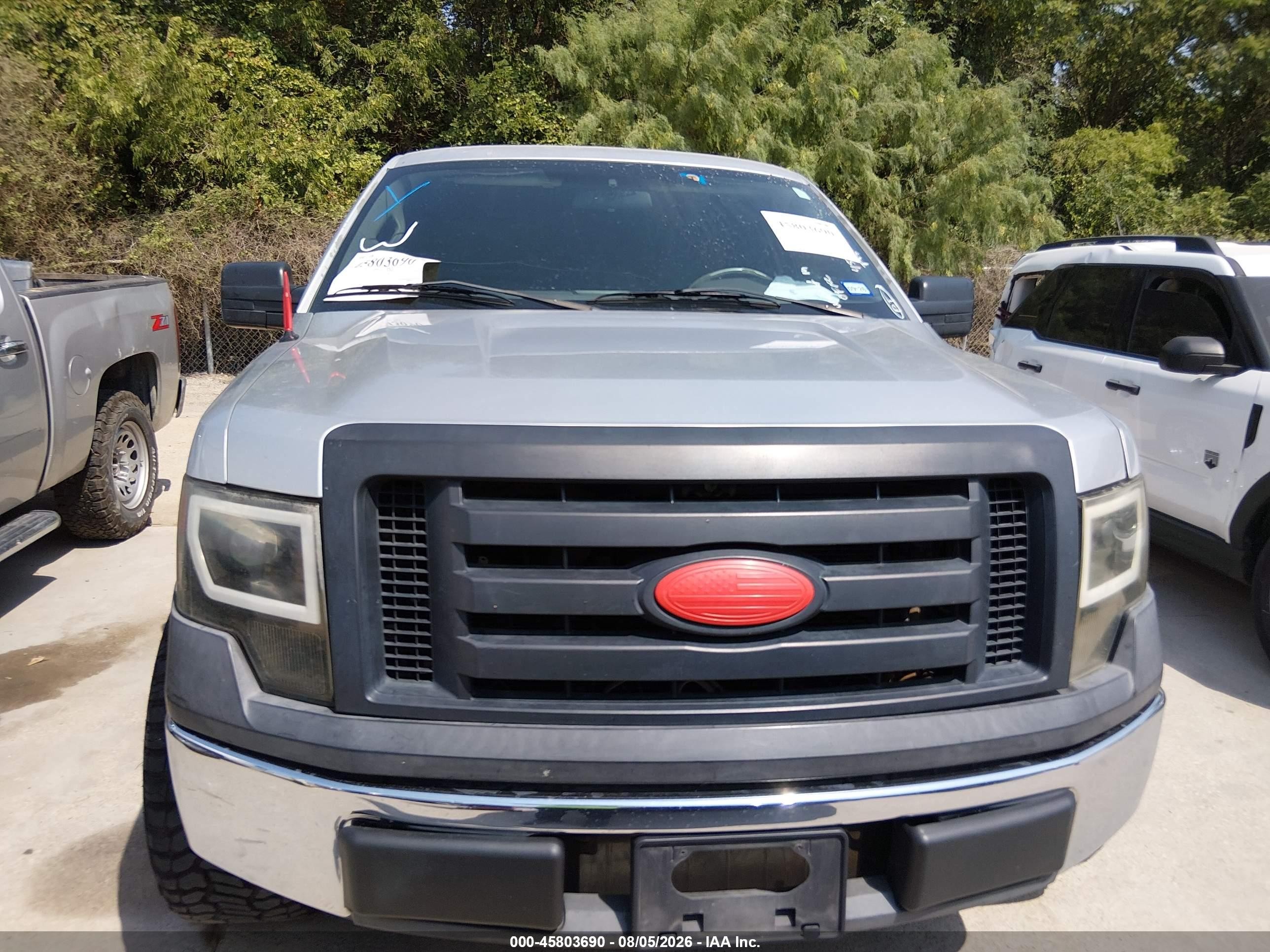 2010 Ford F-150 Stx/xl Silver vin: 1FTEX1CW2AFA98308