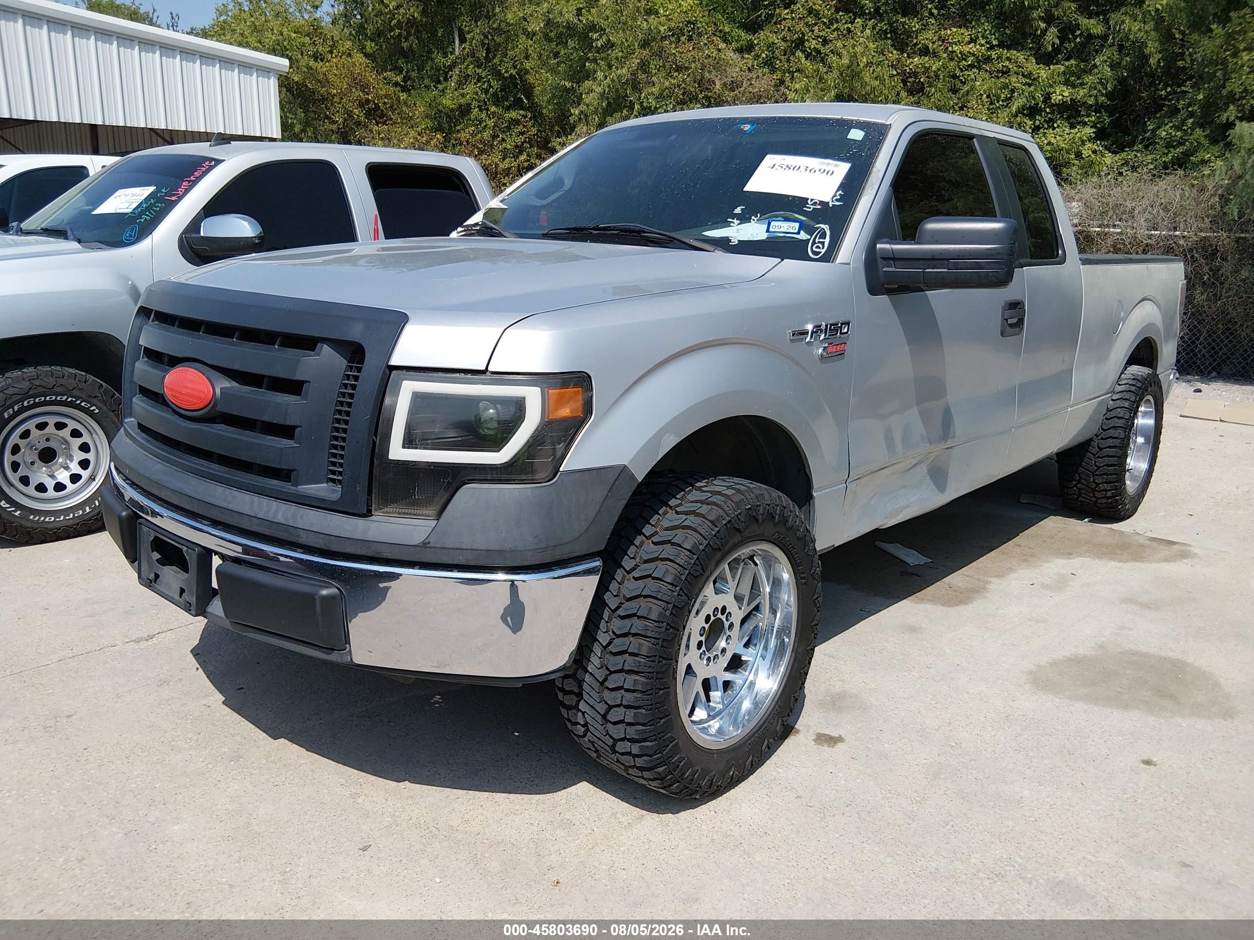 2010 Ford F-150 Stx/xl Silver vin: 1FTEX1CW2AFA98308