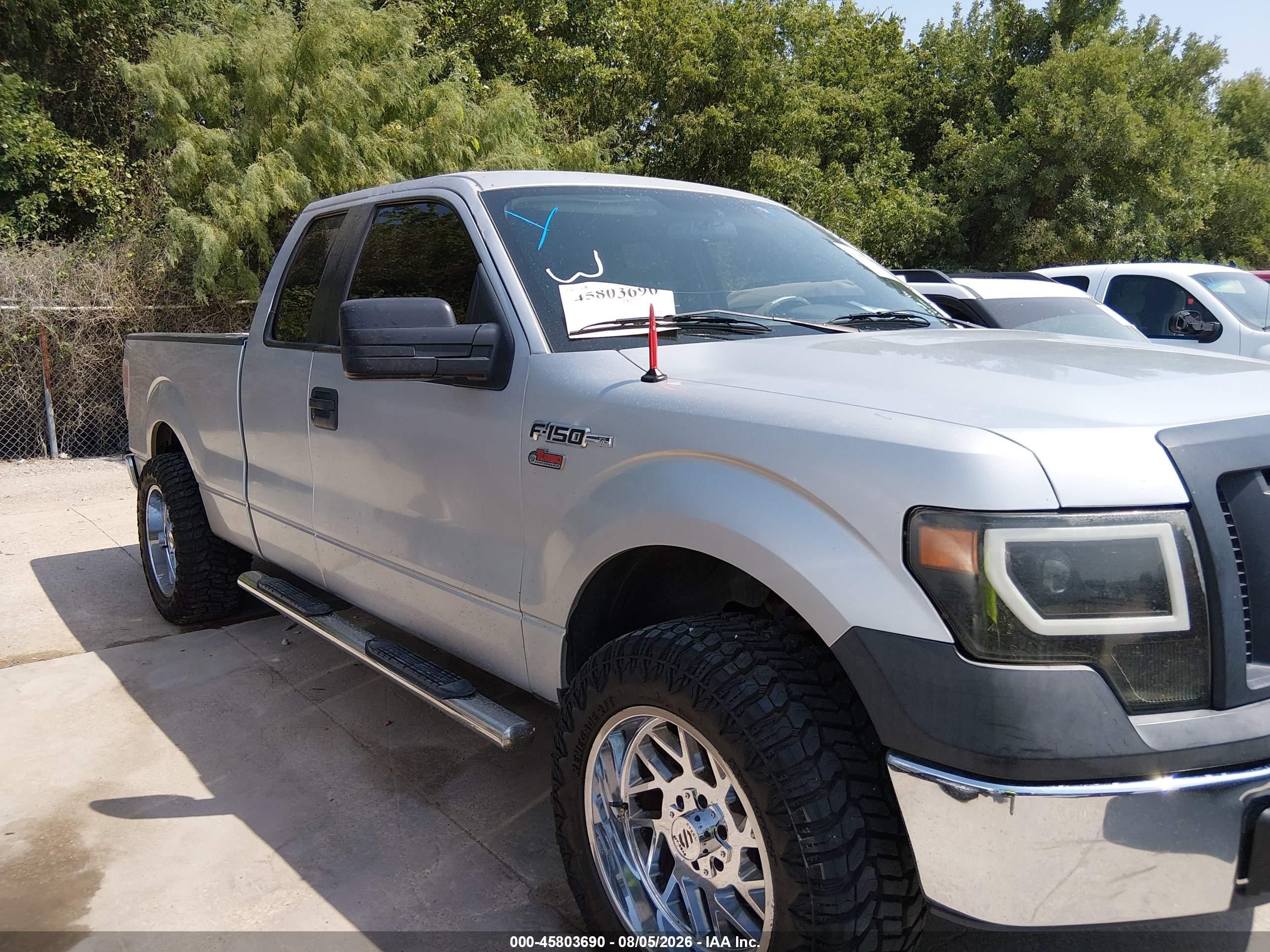 2010 Ford F-150 Stx/xl Silver vin: 1FTEX1CW2AFA98308