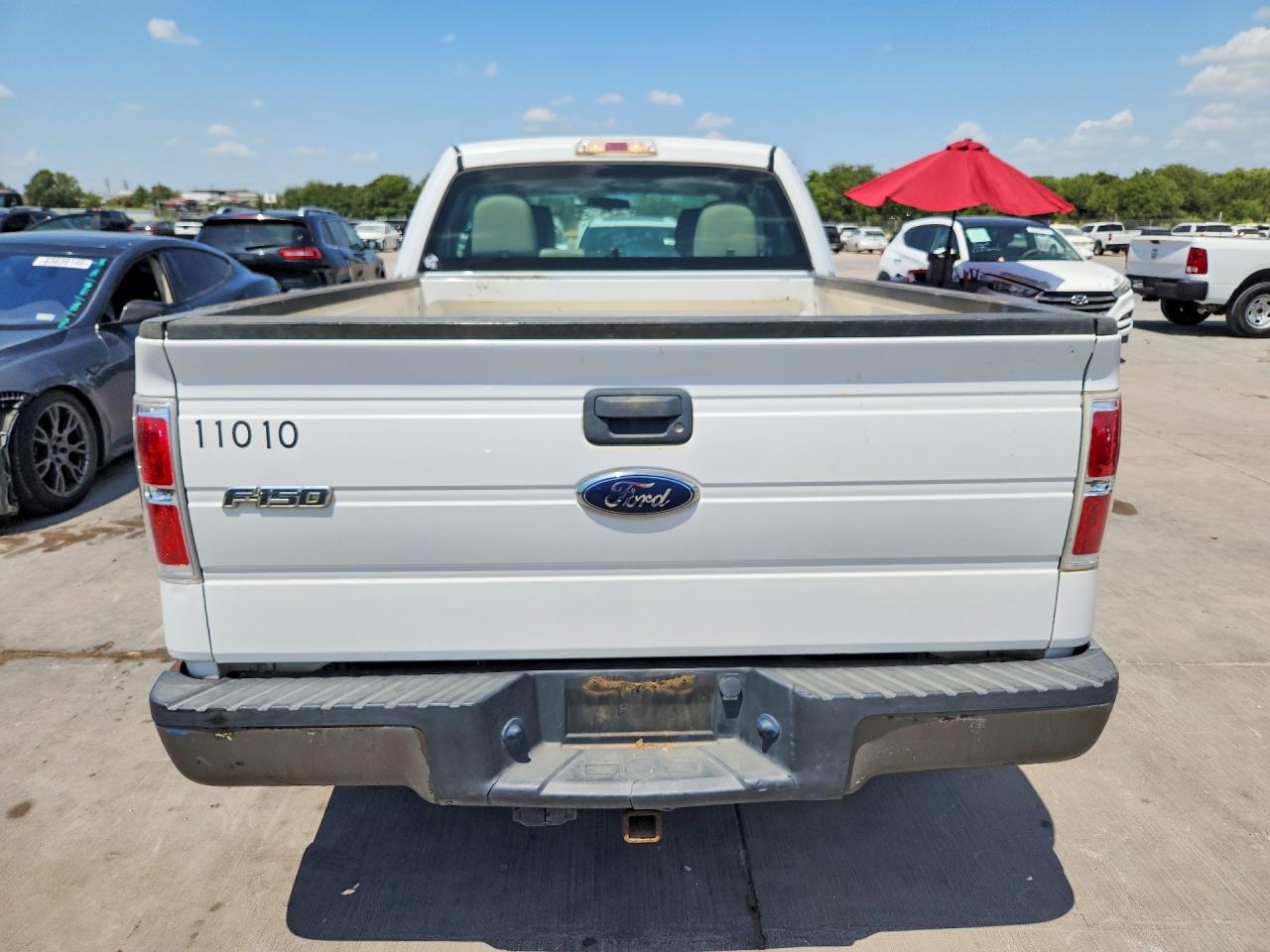 2010 Ford F150 Super Cab White vin: 1FTEX1CW2AFC63242