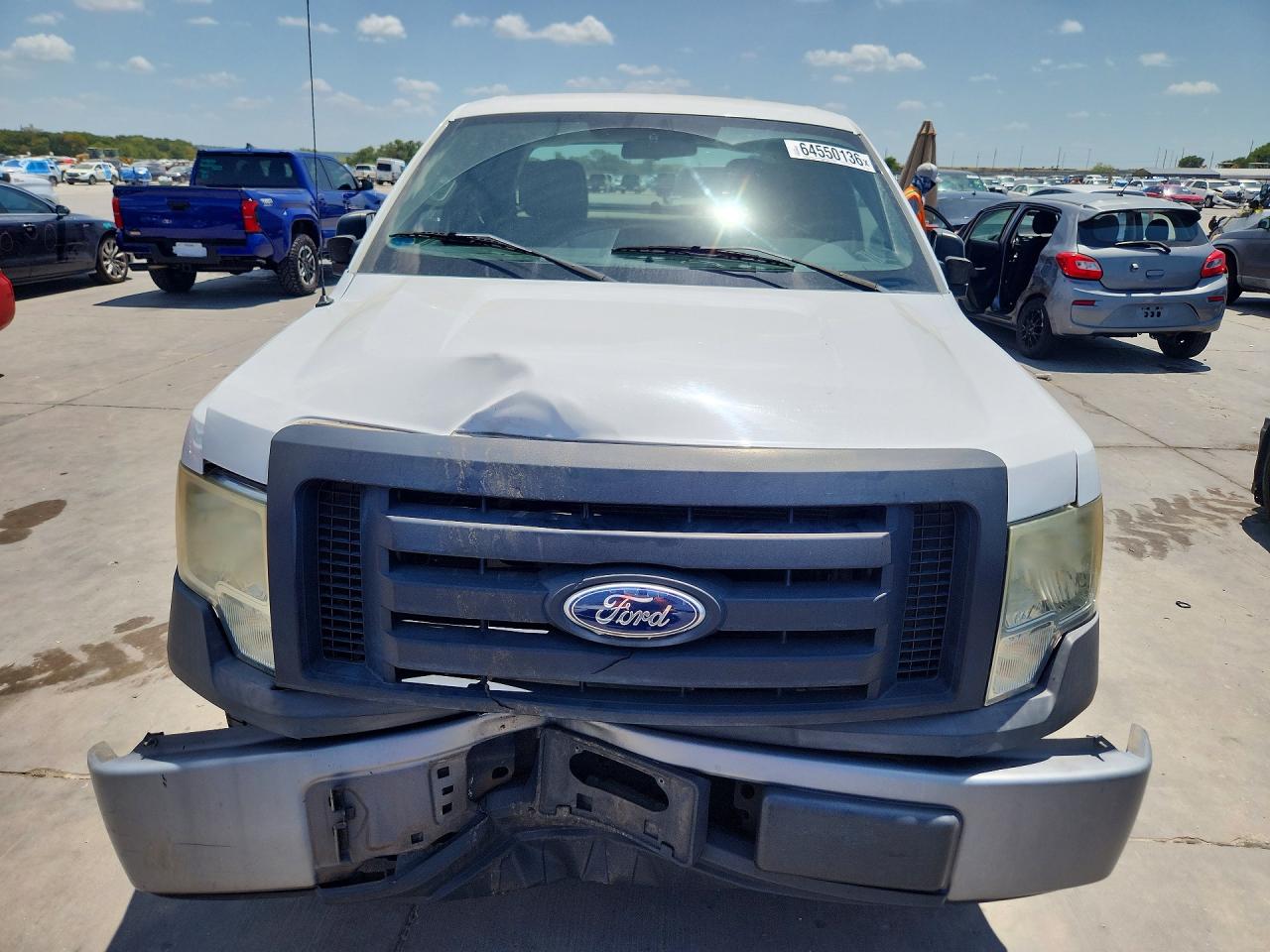 2010 Ford F150 Super Cab White vin: 1FTEX1CW2AFC63242