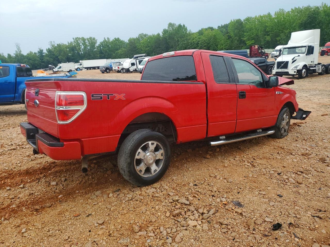 2010 Ford F150 Super Cab Red vin: 1FTEX1CW3AFB29596