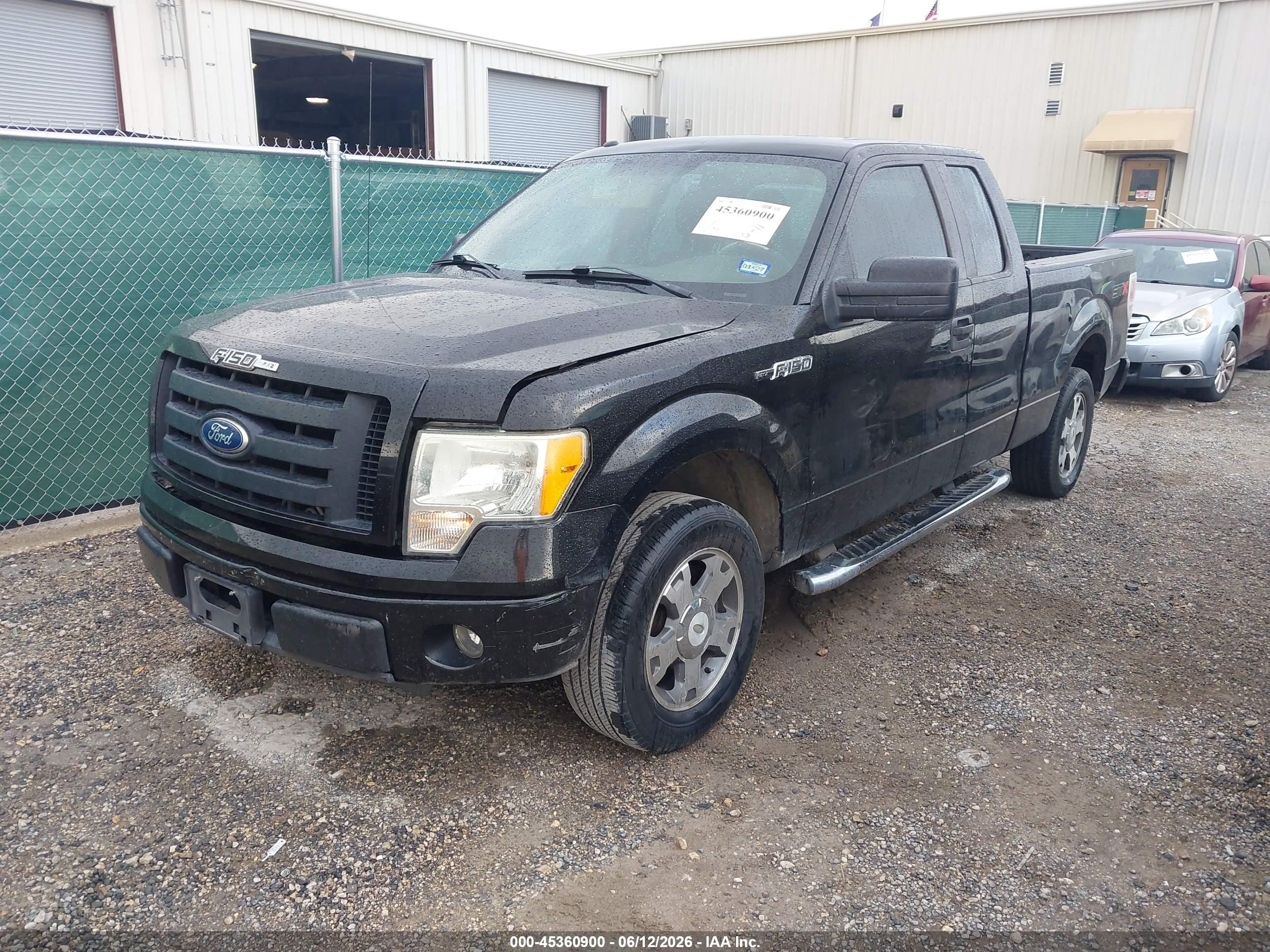 2010 Ford F-150 Stx/xl Black vin: 1FTEX1CW3AKE63778