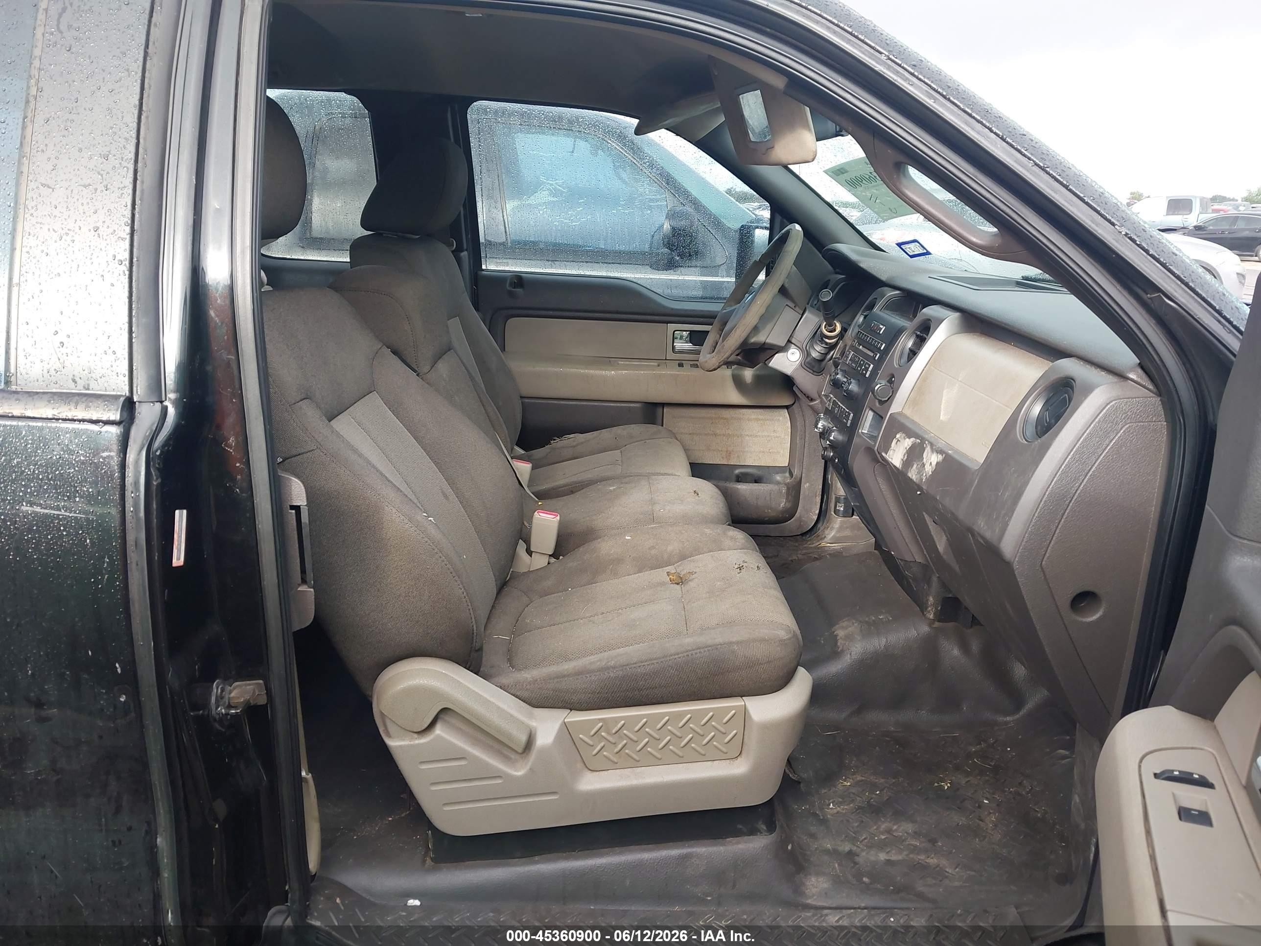 2010 Ford F-150 Stx/xl Black vin: 1FTEX1CW3AKE63778