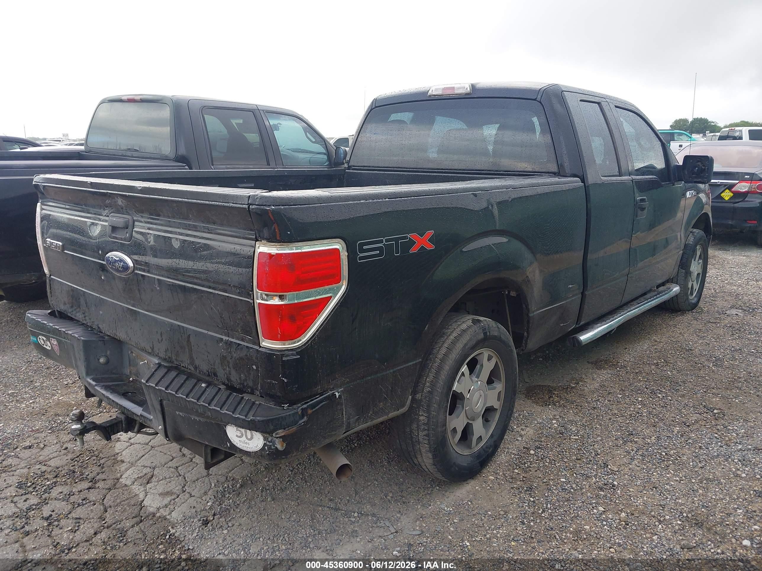 2010 Ford F-150 Stx/xl Black vin: 1FTEX1CW3AKE63778