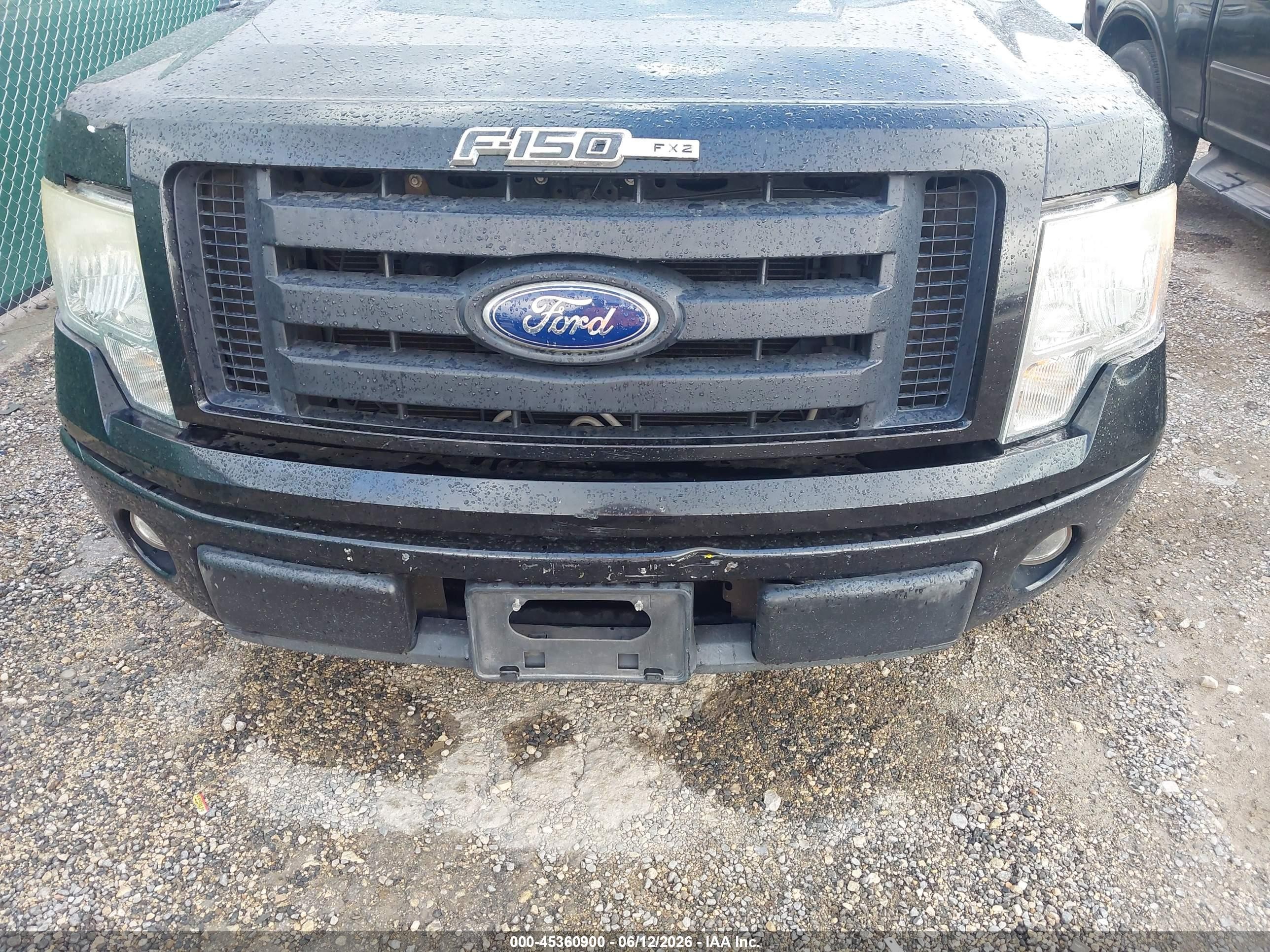 2010 Ford F-150 Stx/xl Black vin: 1FTEX1CW3AKE63778