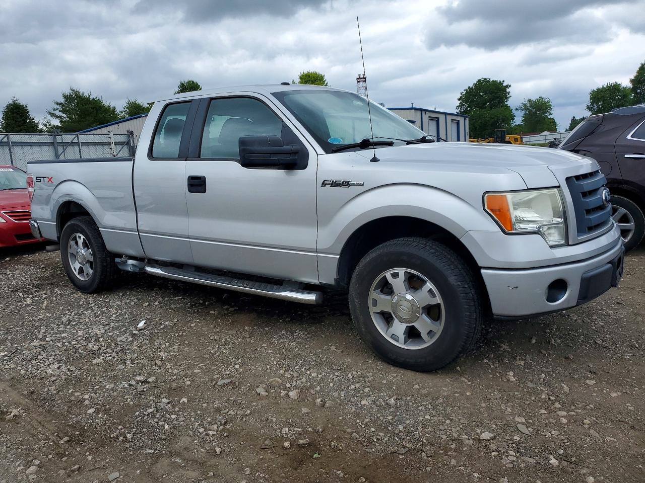 2010 Ford F150 Super Cab Silver vin: 1FTEX1CW4AFA77279