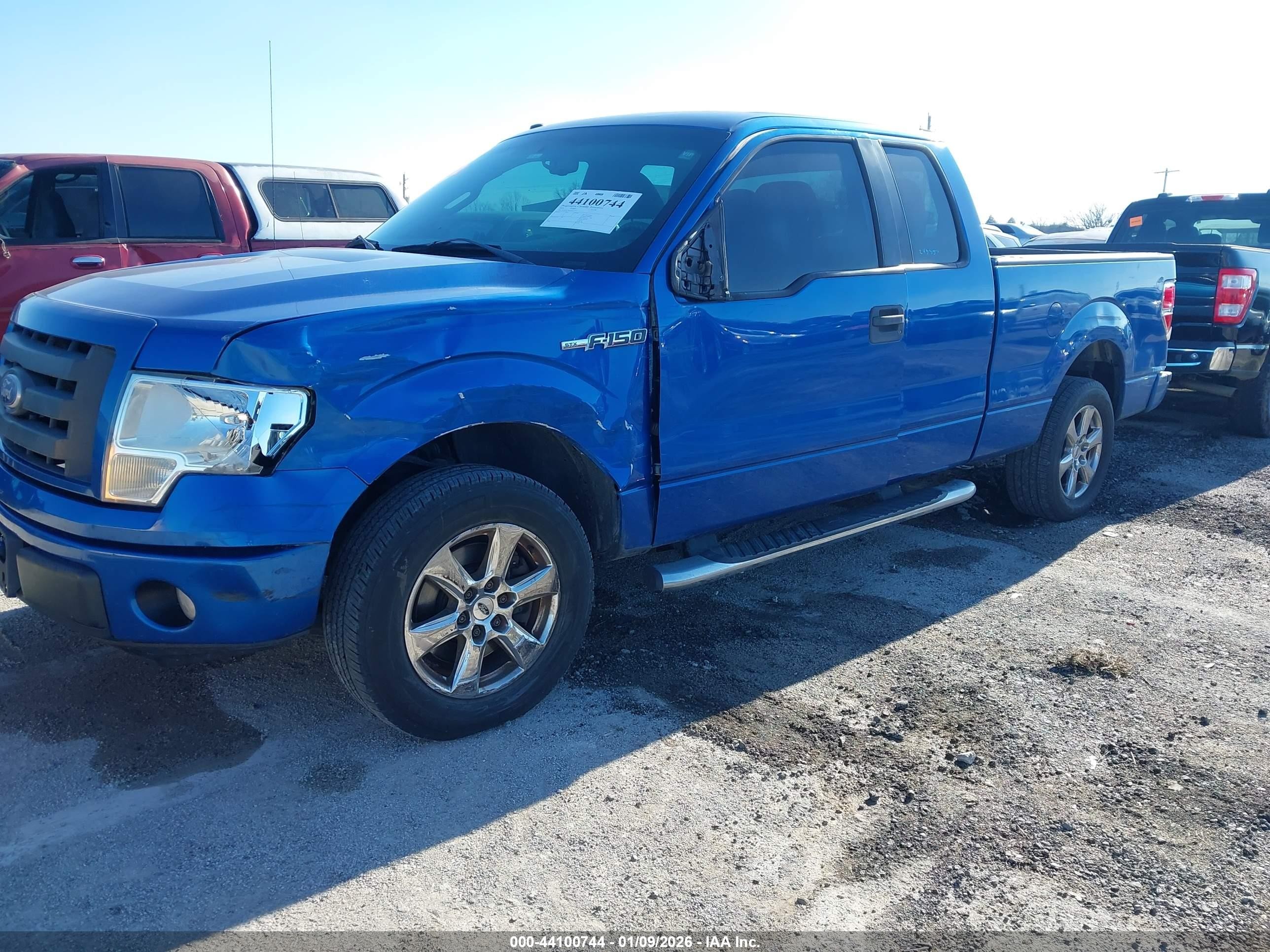 2010 Ford F-150 Stx/xl Blue vin: 1FTEX1CW6AFA07735