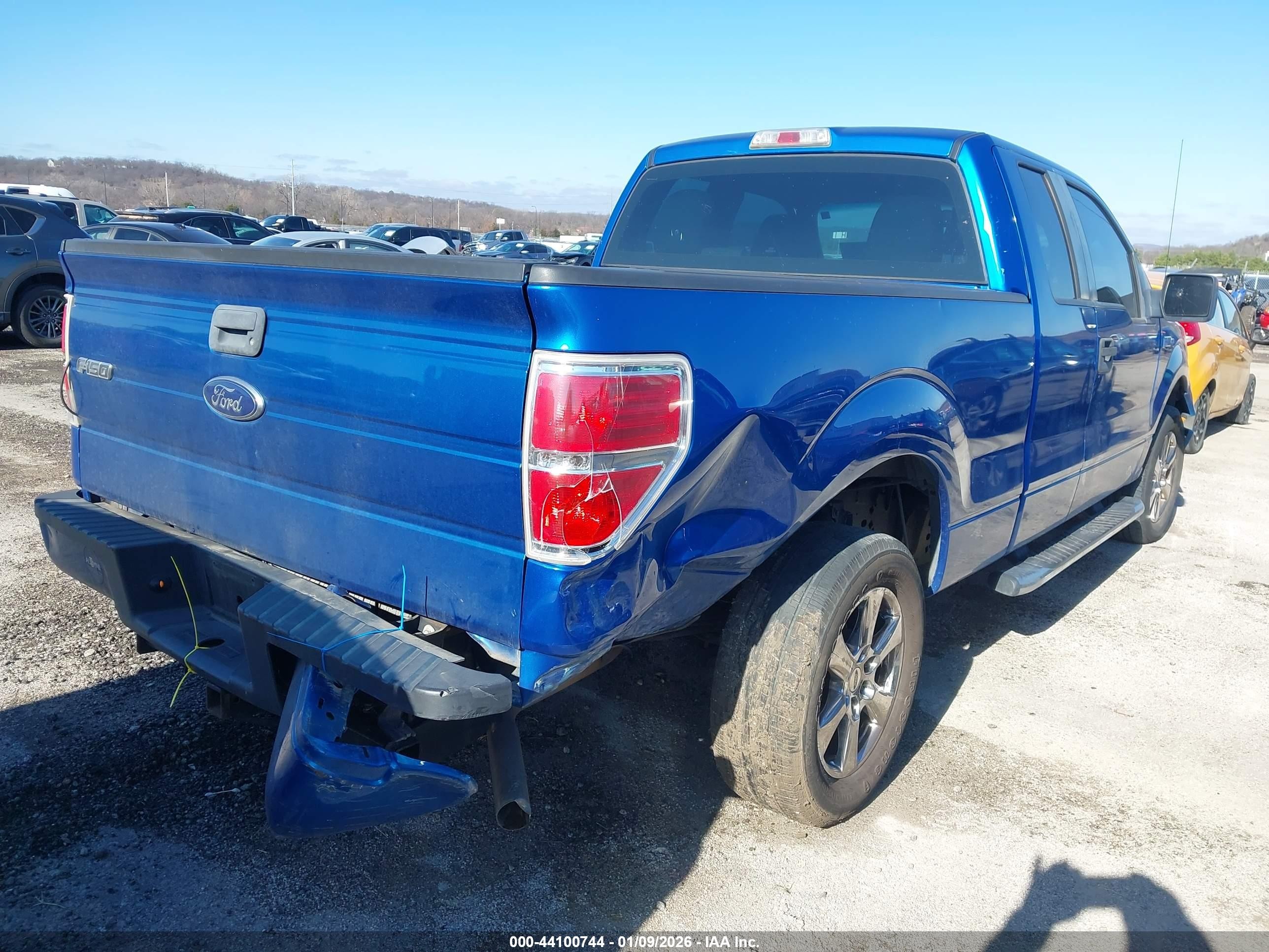 2010 Ford F-150 Stx/xl Blue vin: 1FTEX1CW6AFA07735