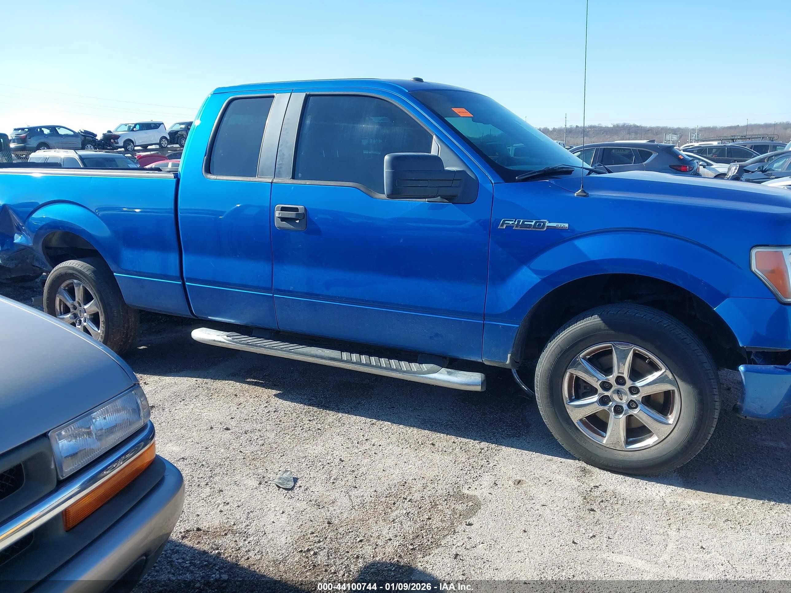2010 Ford F-150 Stx/xl Blue vin: 1FTEX1CW6AFA07735