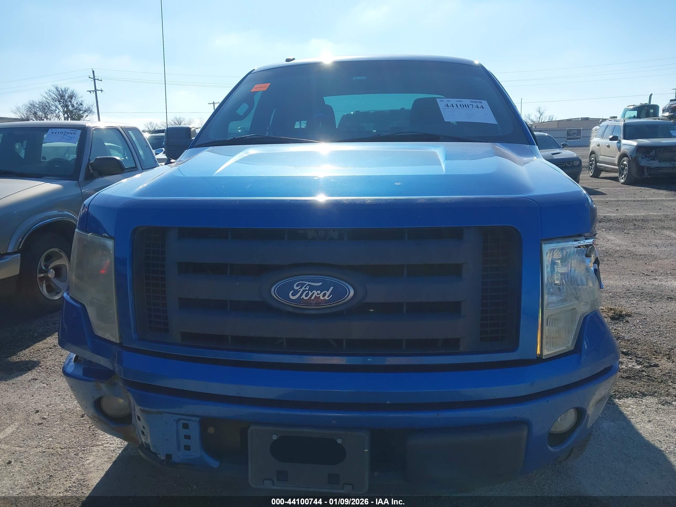 2010 Ford F-150 Stx/xl Blue vin: 1FTEX1CW6AFA07735