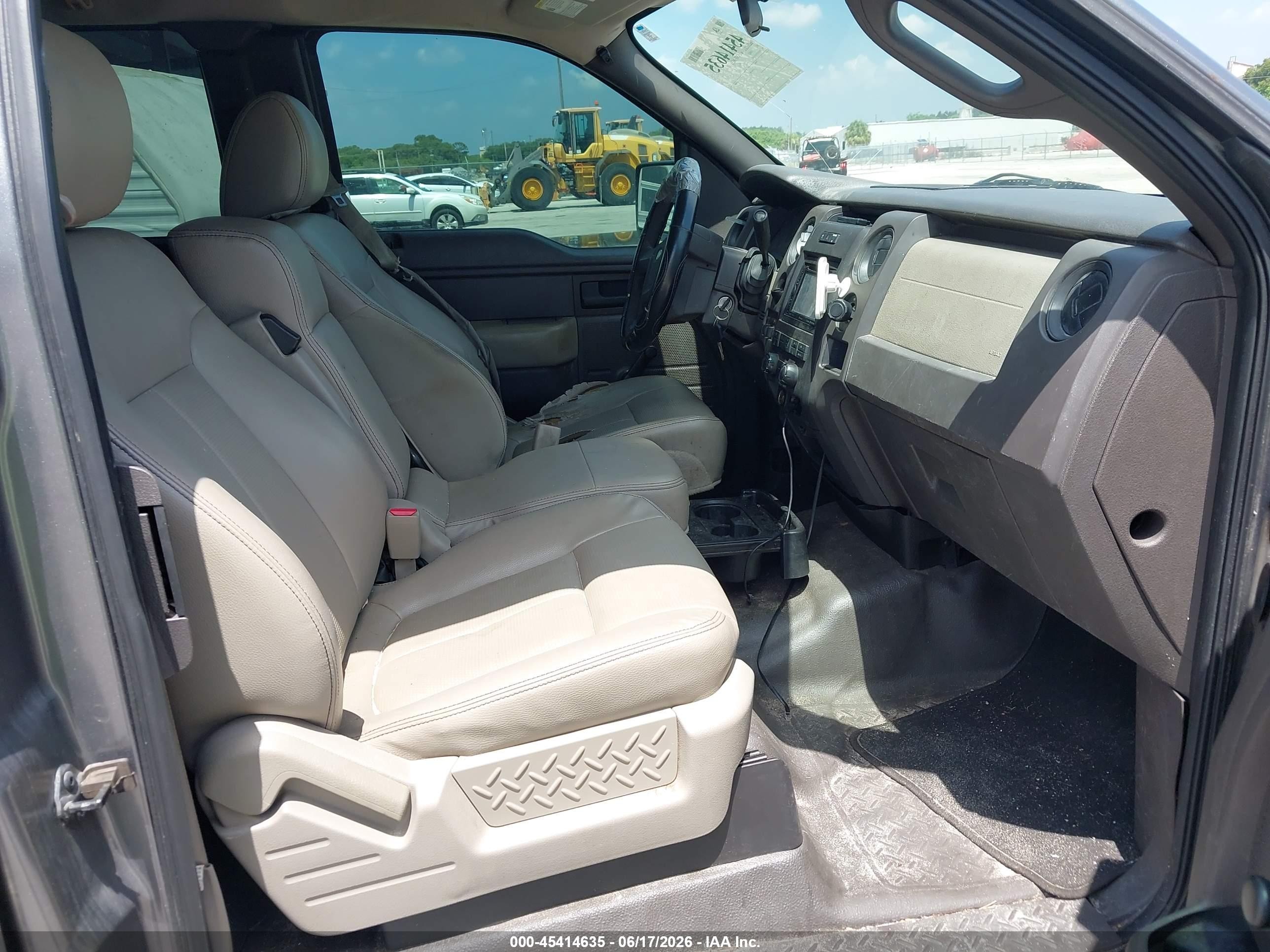 2010 Ford F-150 Xl Gray vin: 1FTEX1CW9AFA26487