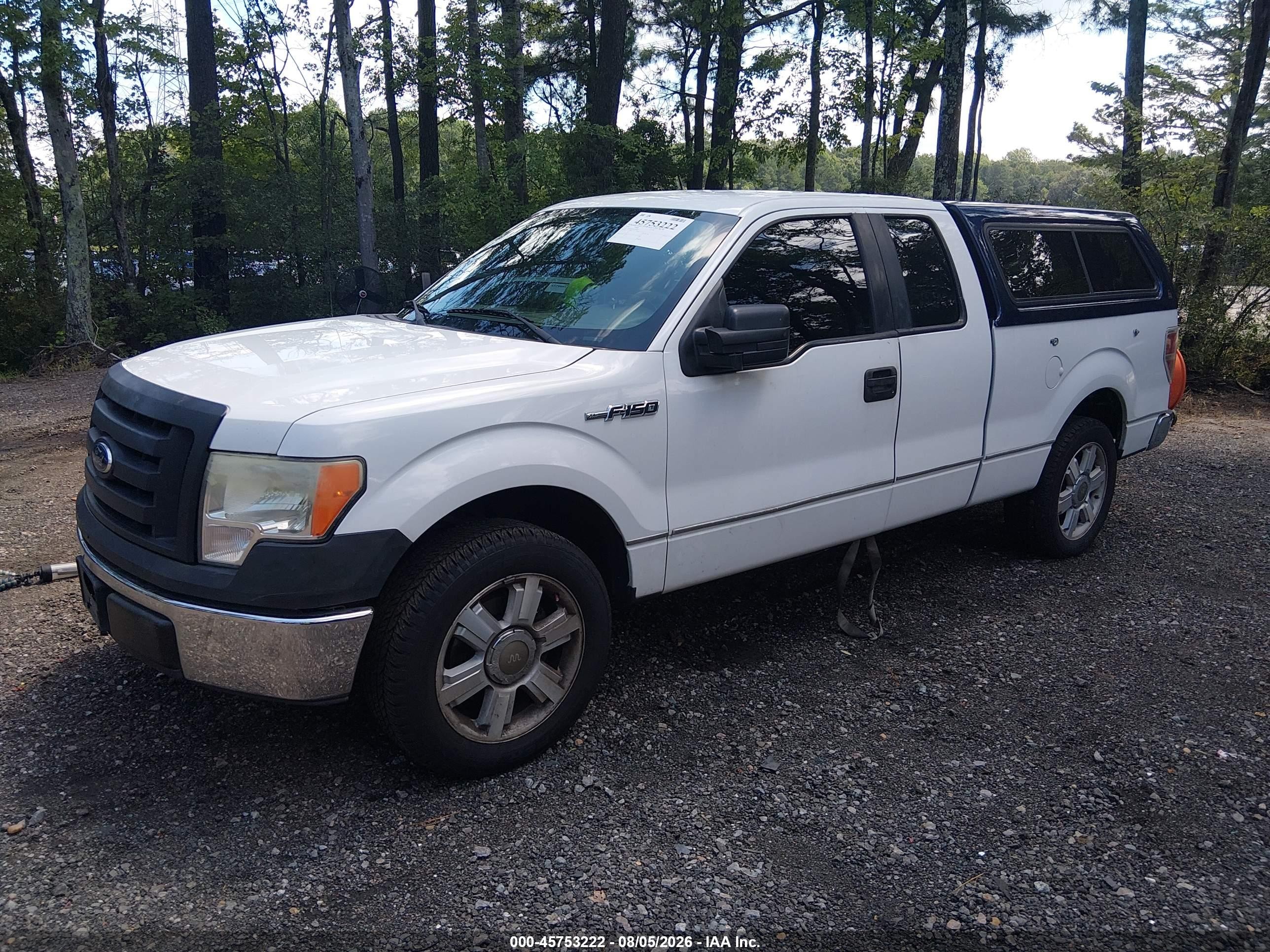 2010 Ford F-150 Stx/xl White vin: 1FTEX1CW9AFA60848