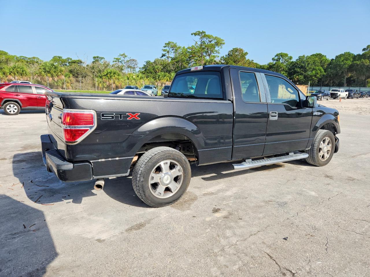 2010 Ford F150 Super Cab Black vin: 1FTEX1CW9AFD62544