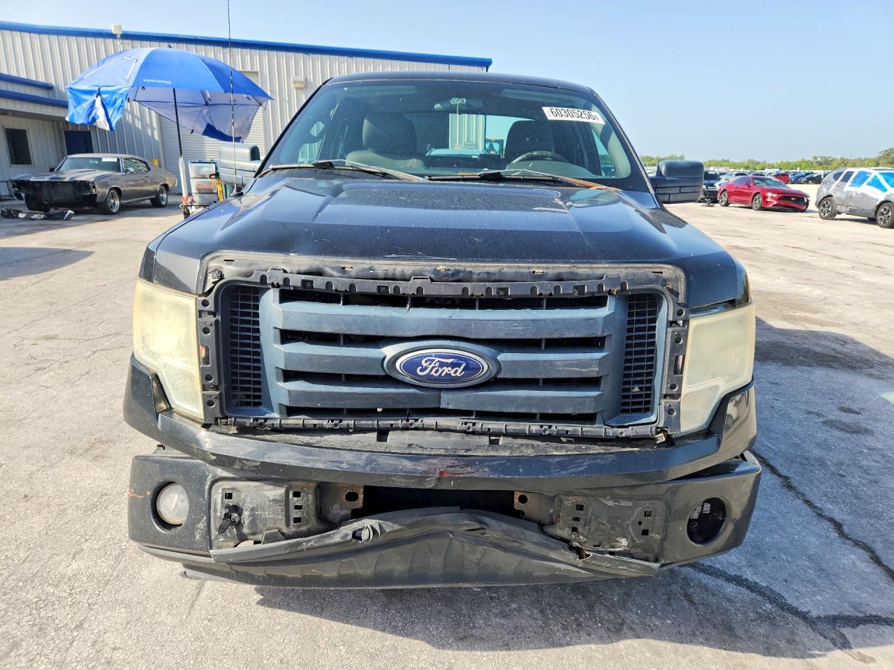 2010 Ford F150 Super Cab Black vin: 1FTEX1CW9AFD62544