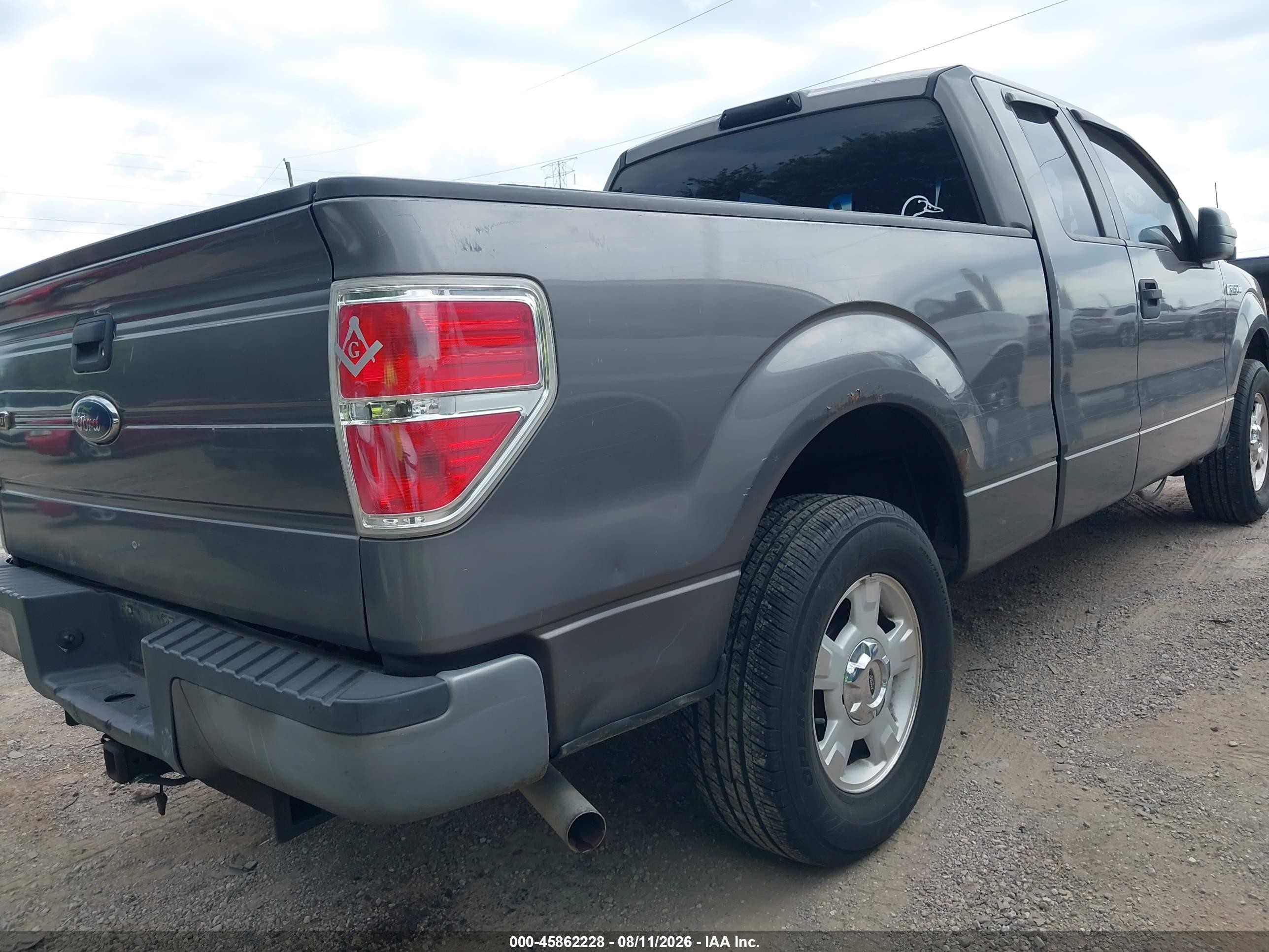 2010 Ford F-150 Stx/xl Gray vin: 1FTEX1CW9AKE47648