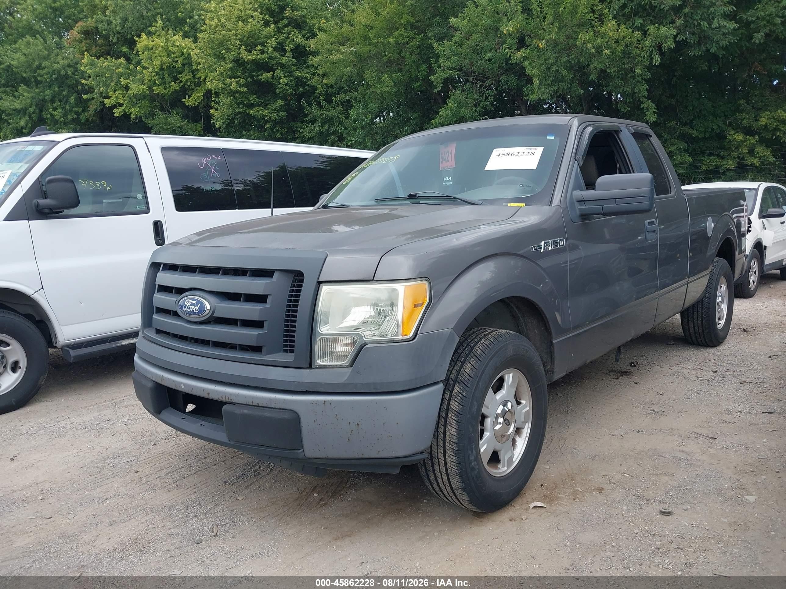 2010 Ford F-150 Stx/xl Gray vin: 1FTEX1CW9AKE47648
