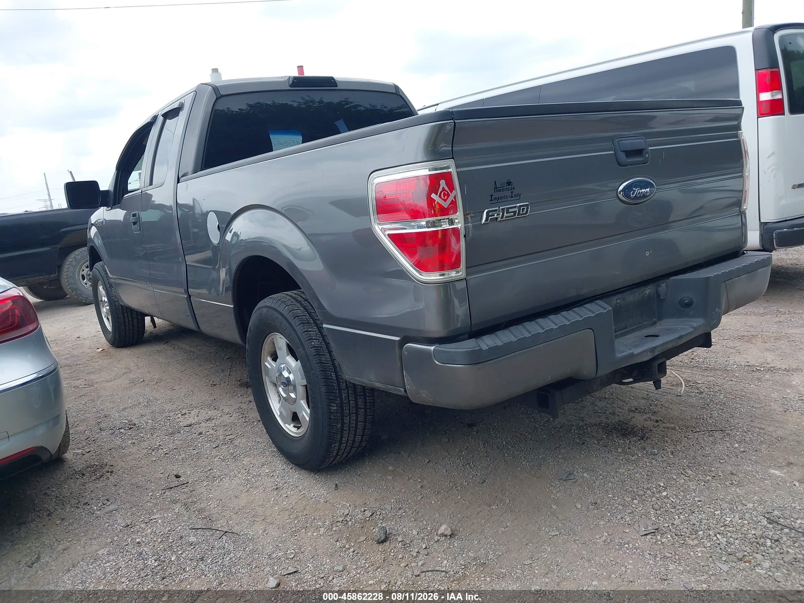 2010 Ford F-150 Stx/xl Gray vin: 1FTEX1CW9AKE47648