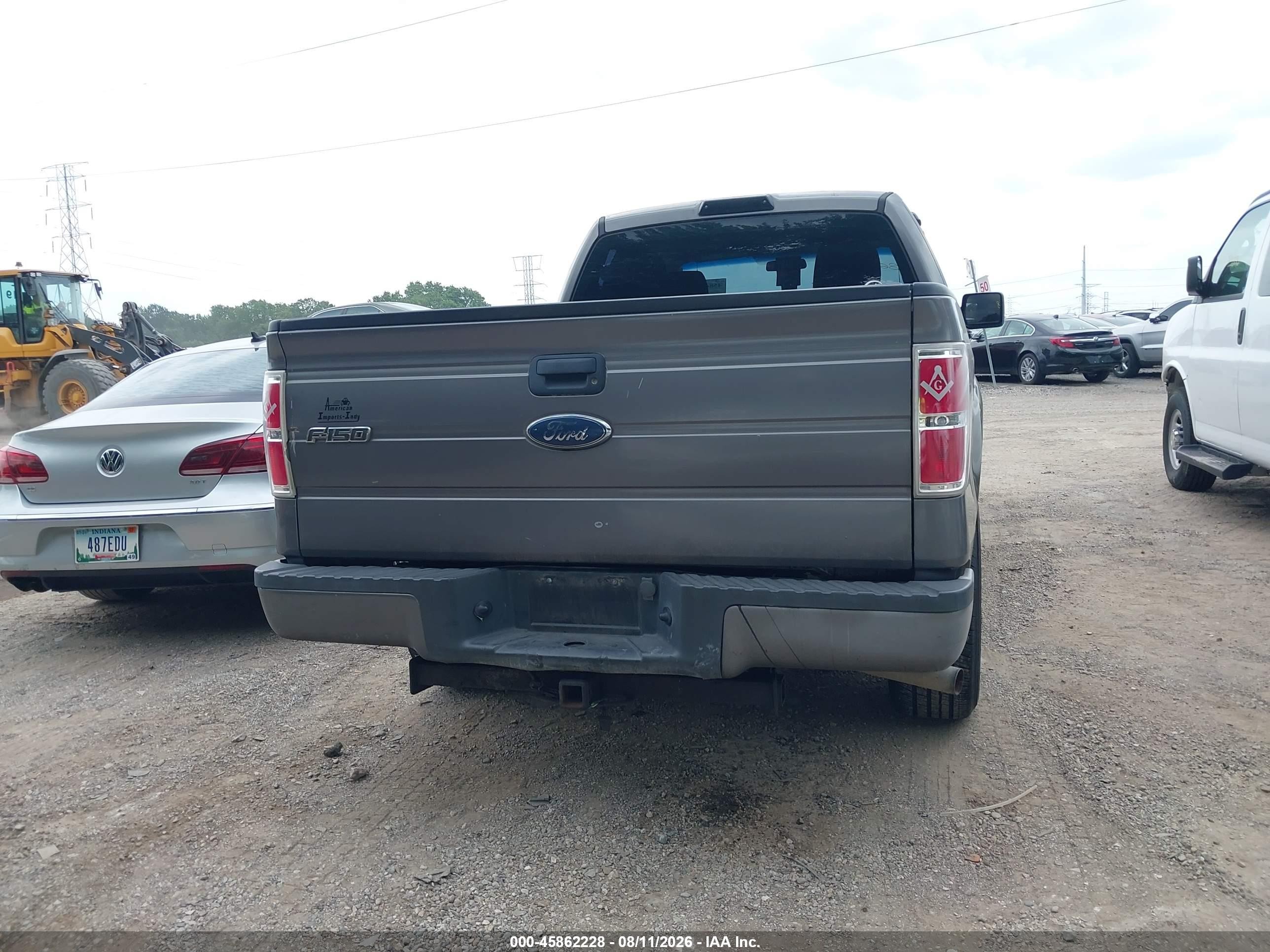 2010 Ford F-150 Stx/xl Gray vin: 1FTEX1CW9AKE47648