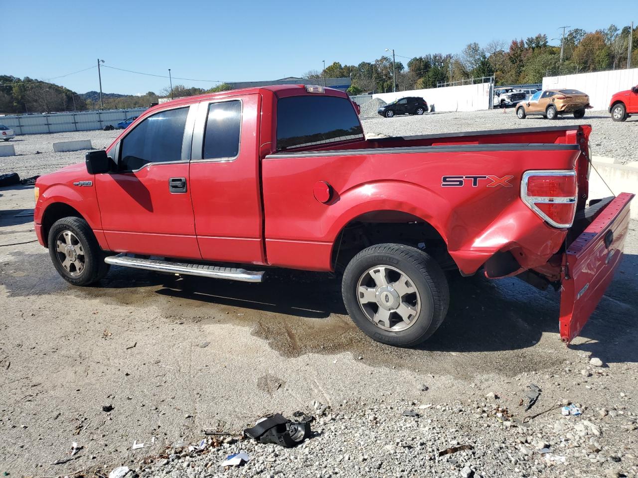 2010 Ford F150 Super Cab Красный vin: 1FTEX1CW9AKE53658