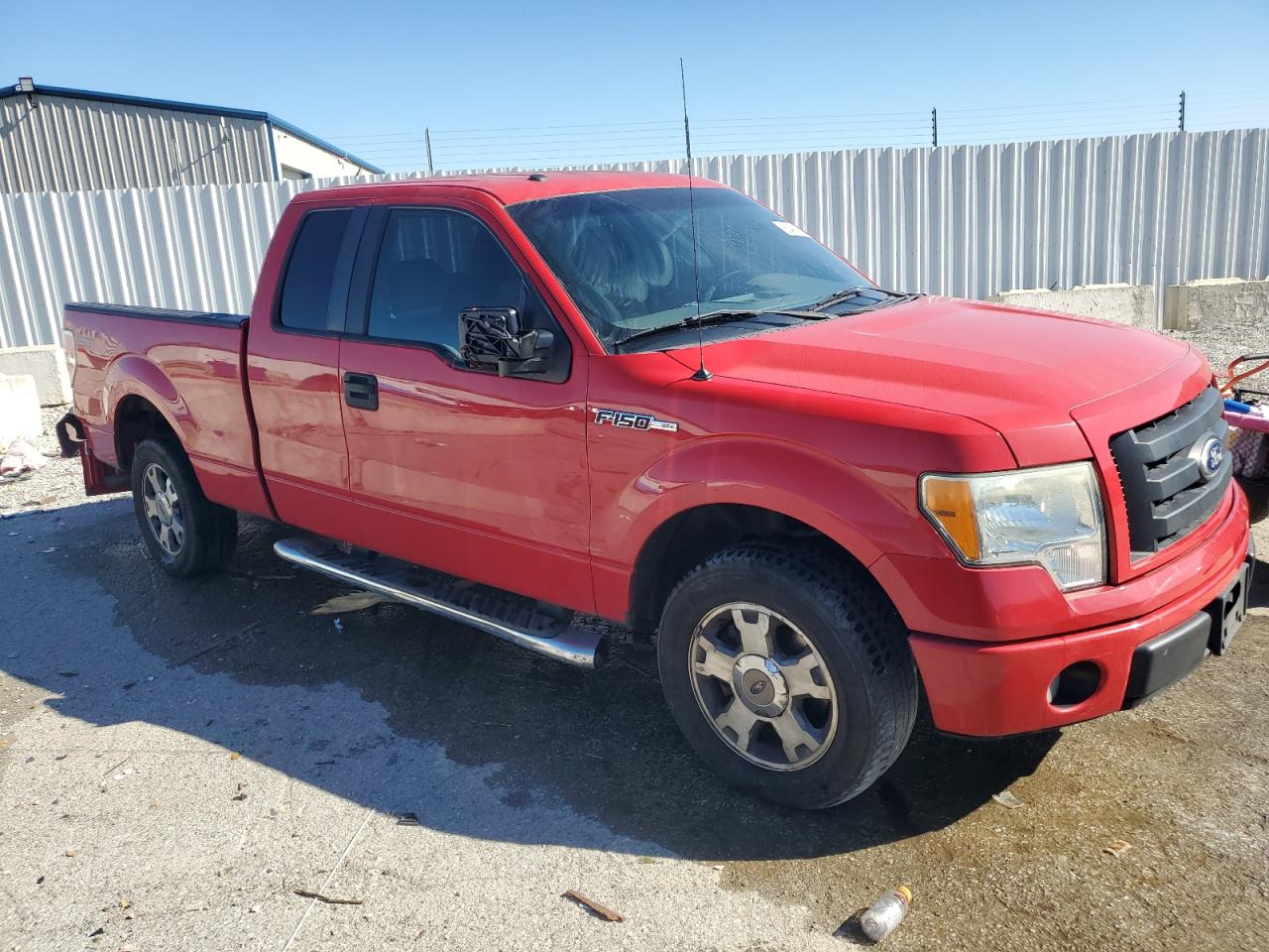 2010 Ford F150 Super Cab Красный vin: 1FTEX1CW9AKE53658