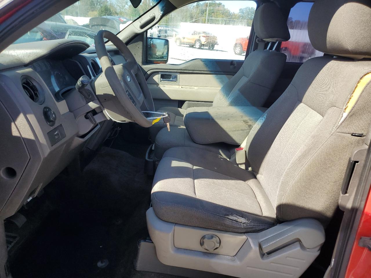 2010 Ford F150 Super Cab Красный vin: 1FTEX1CW9AKE53658