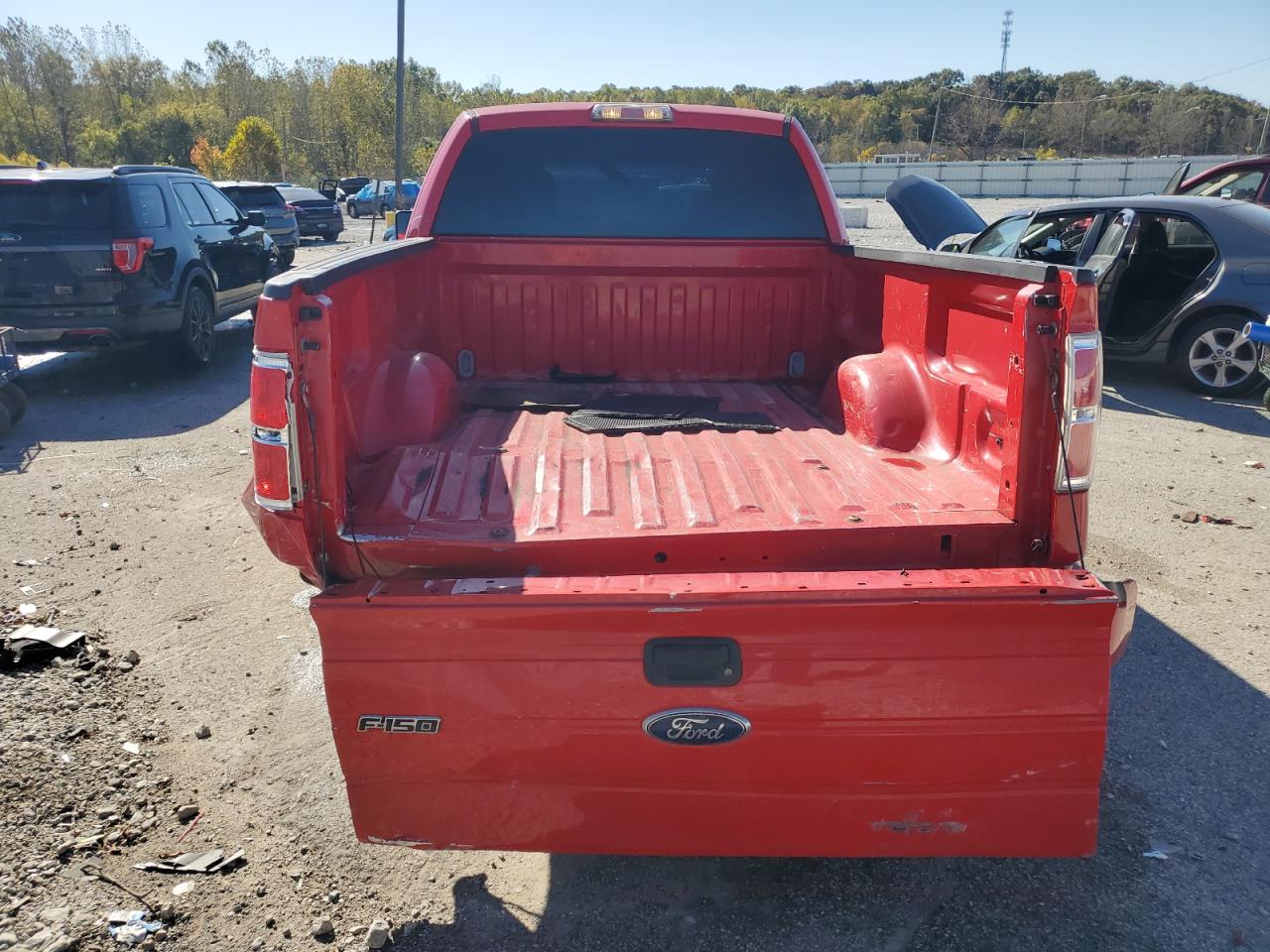2010 Ford F150 Super Cab Красный vin: 1FTEX1CW9AKE53658