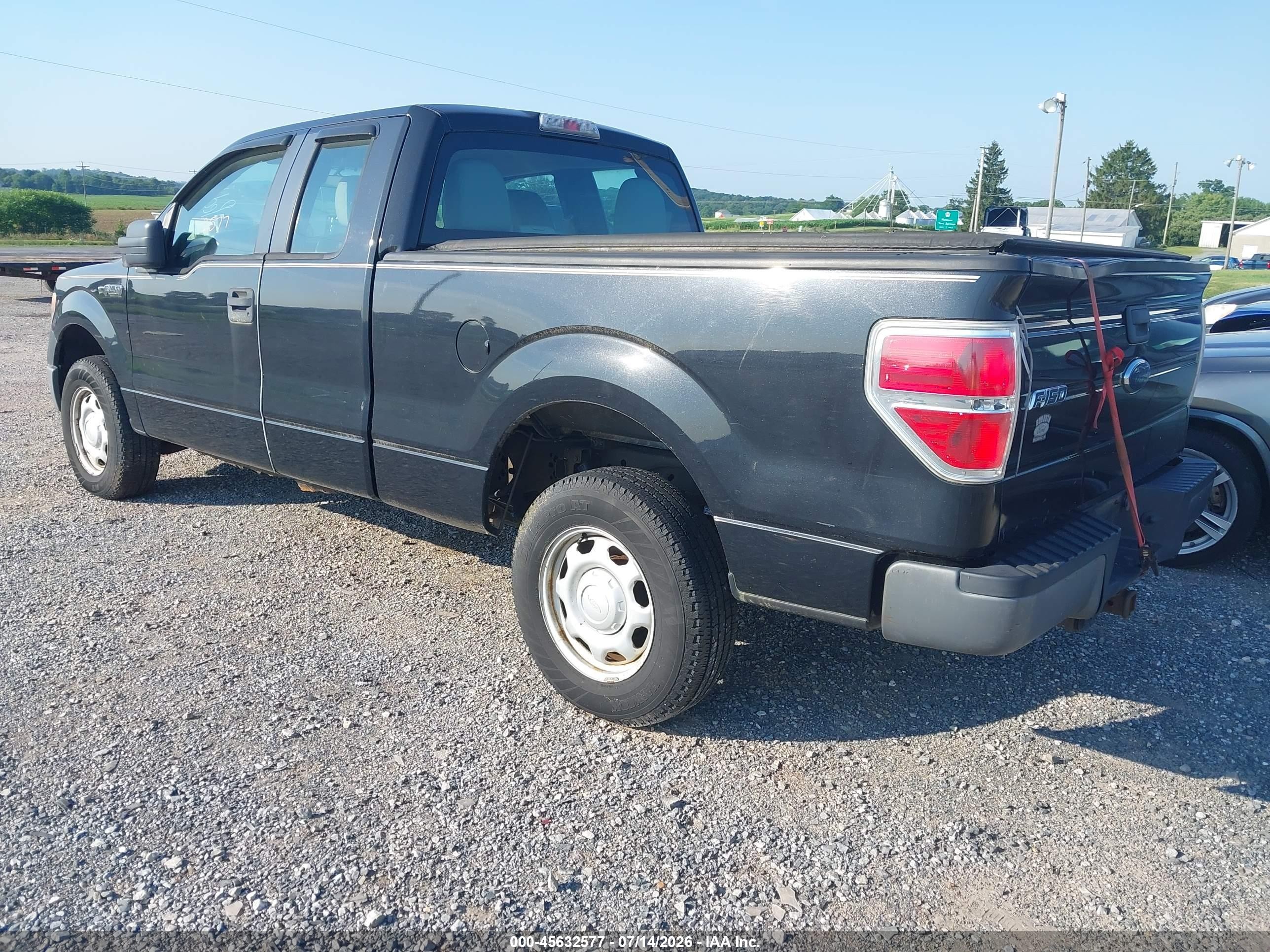 2010 Ford F-150 Xl Black vin: 1FTEX1CWXAFC80404
