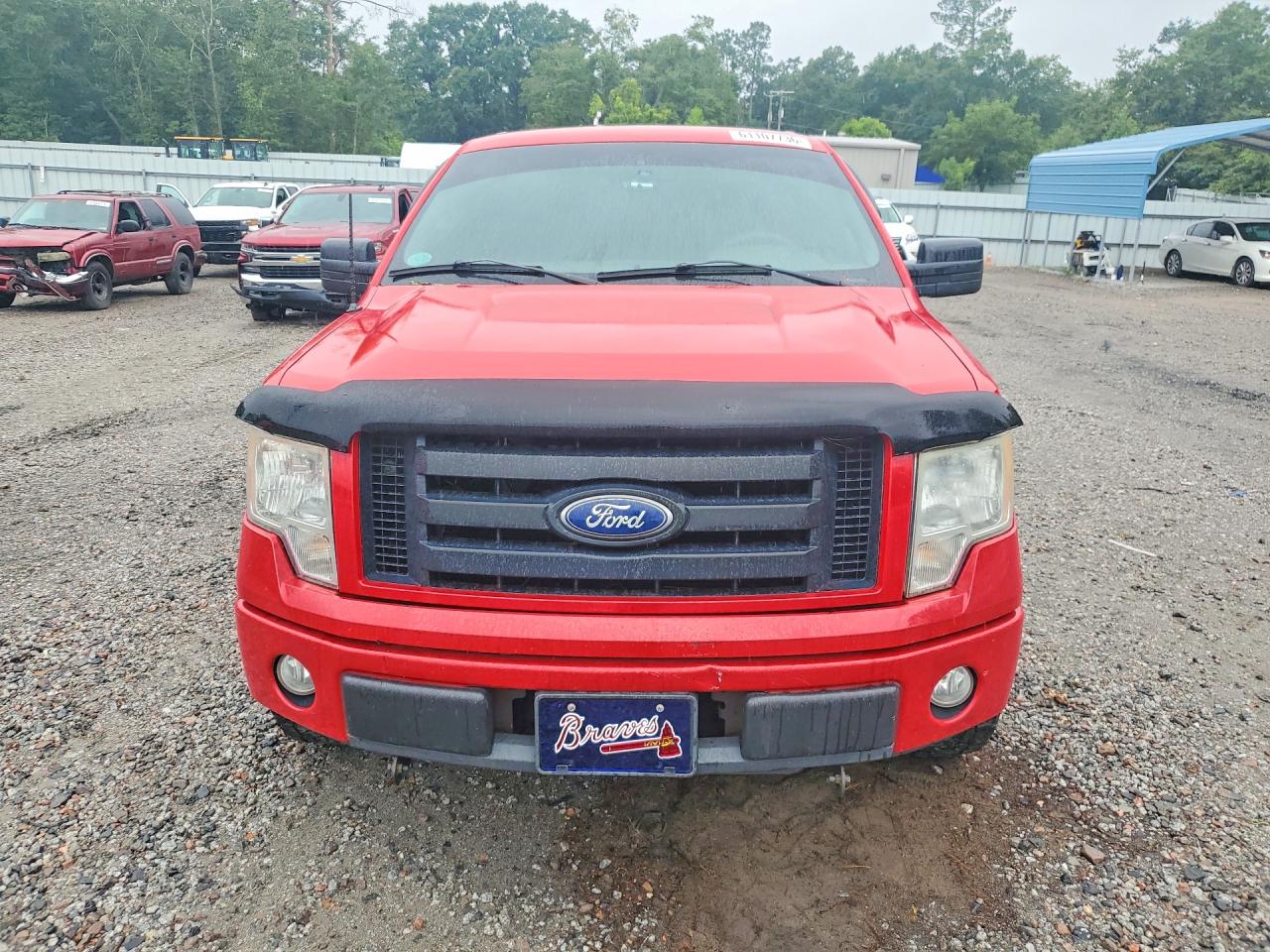 2010 Ford F150 Super Cab Red vin: 1FTEX1CWXAFD73715