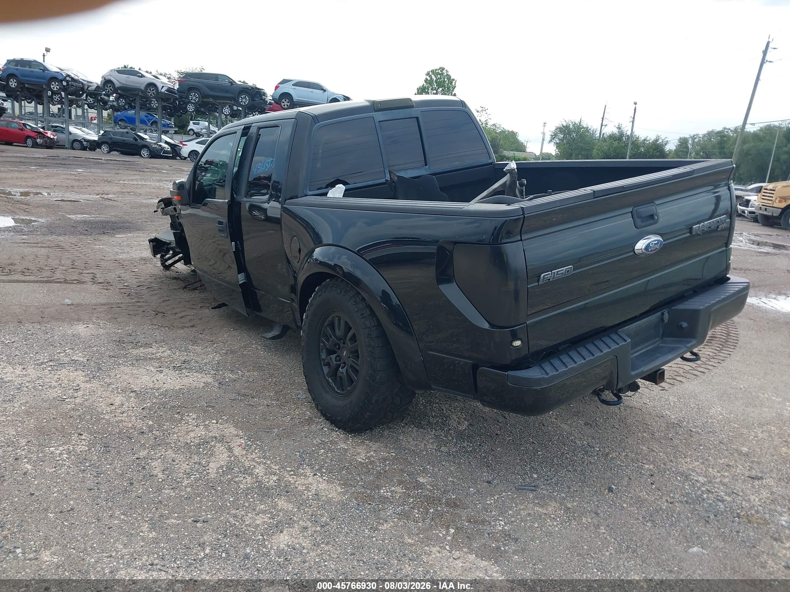 2010 Ford F-150 Svt Raptor Черный vin: 1FTEX1E62AFB96736