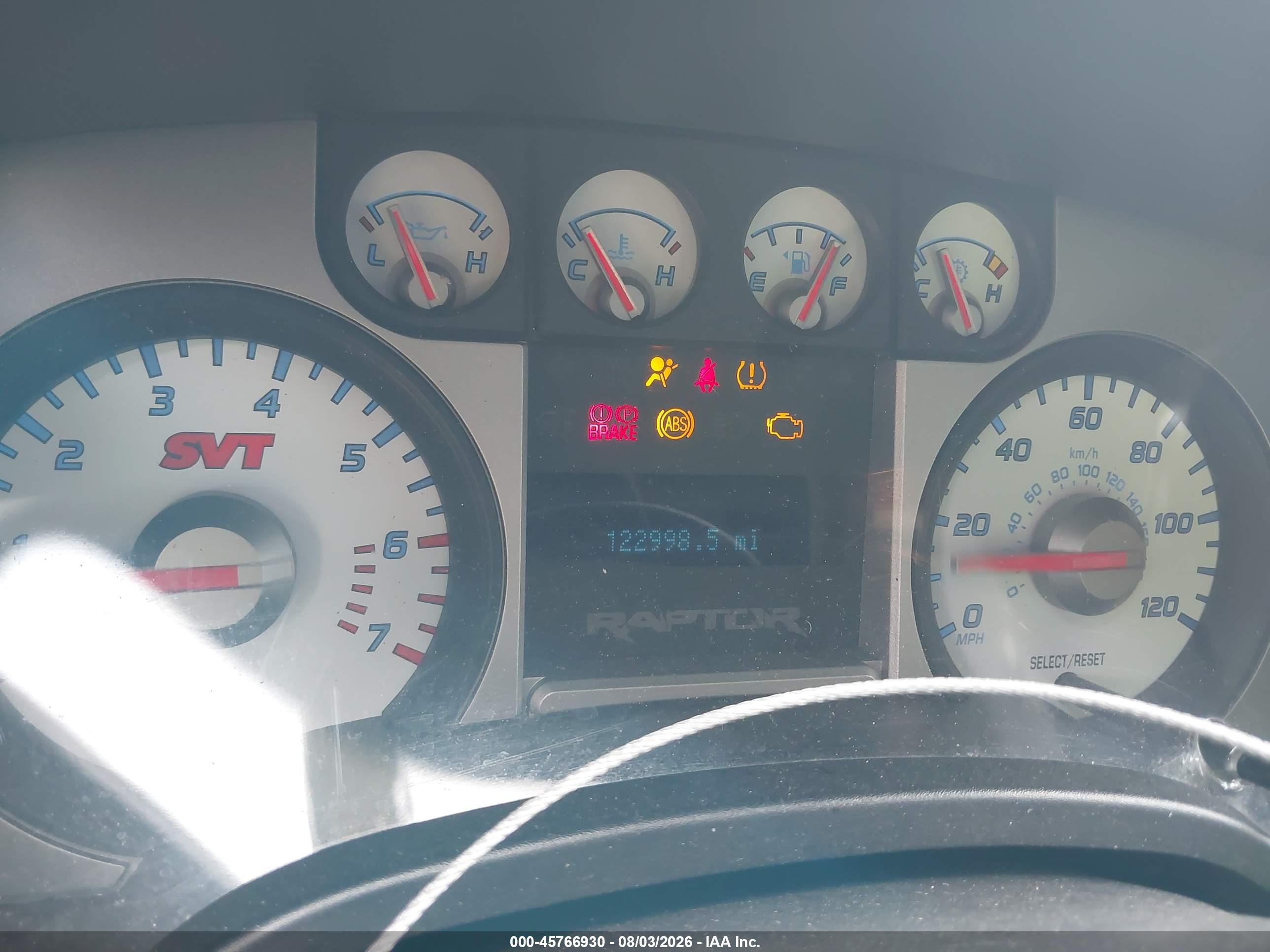2010 Ford F-150 Svt Raptor Черный vin: 1FTEX1E62AFB96736