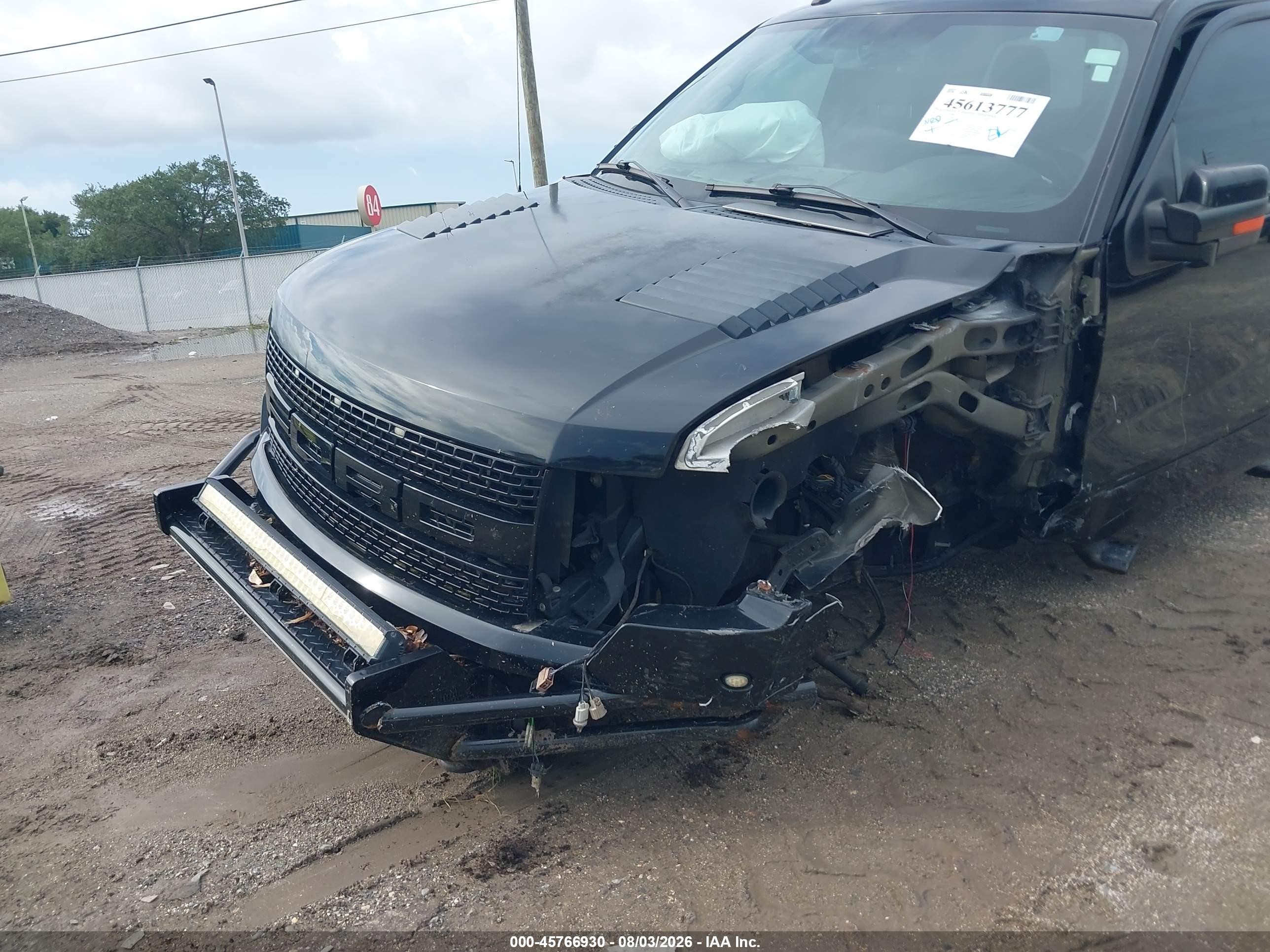 2010 Ford F-150 Svt Raptor Черный vin: 1FTEX1E62AFB96736