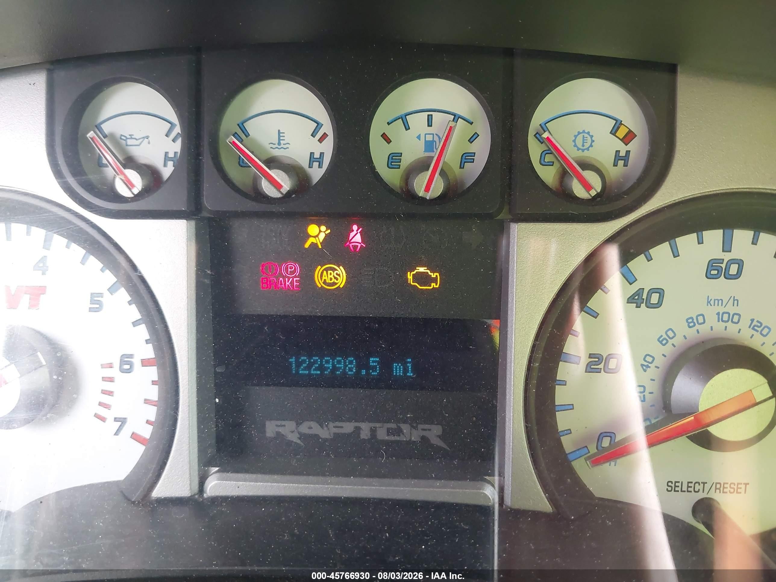 2010 Ford F-150 Svt Raptor Черный vin: 1FTEX1E62AFB96736