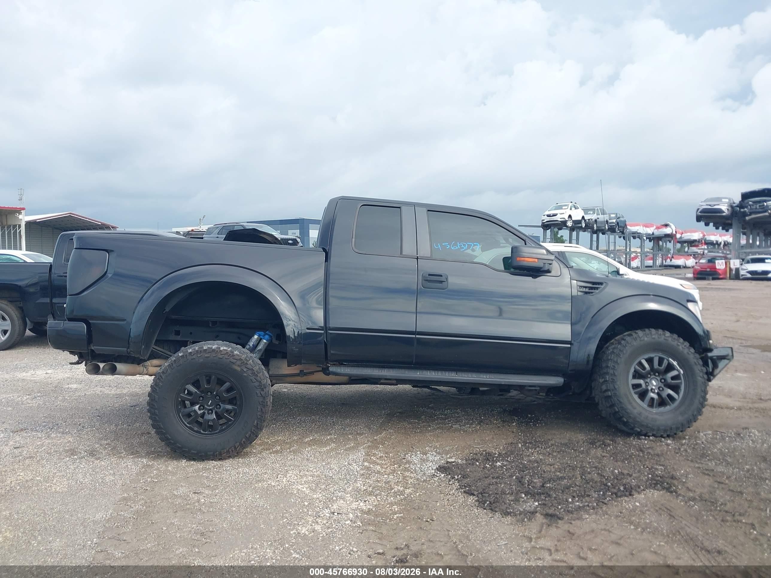 2010 Ford F-150 Svt Raptor Черный vin: 1FTEX1E62AFB96736