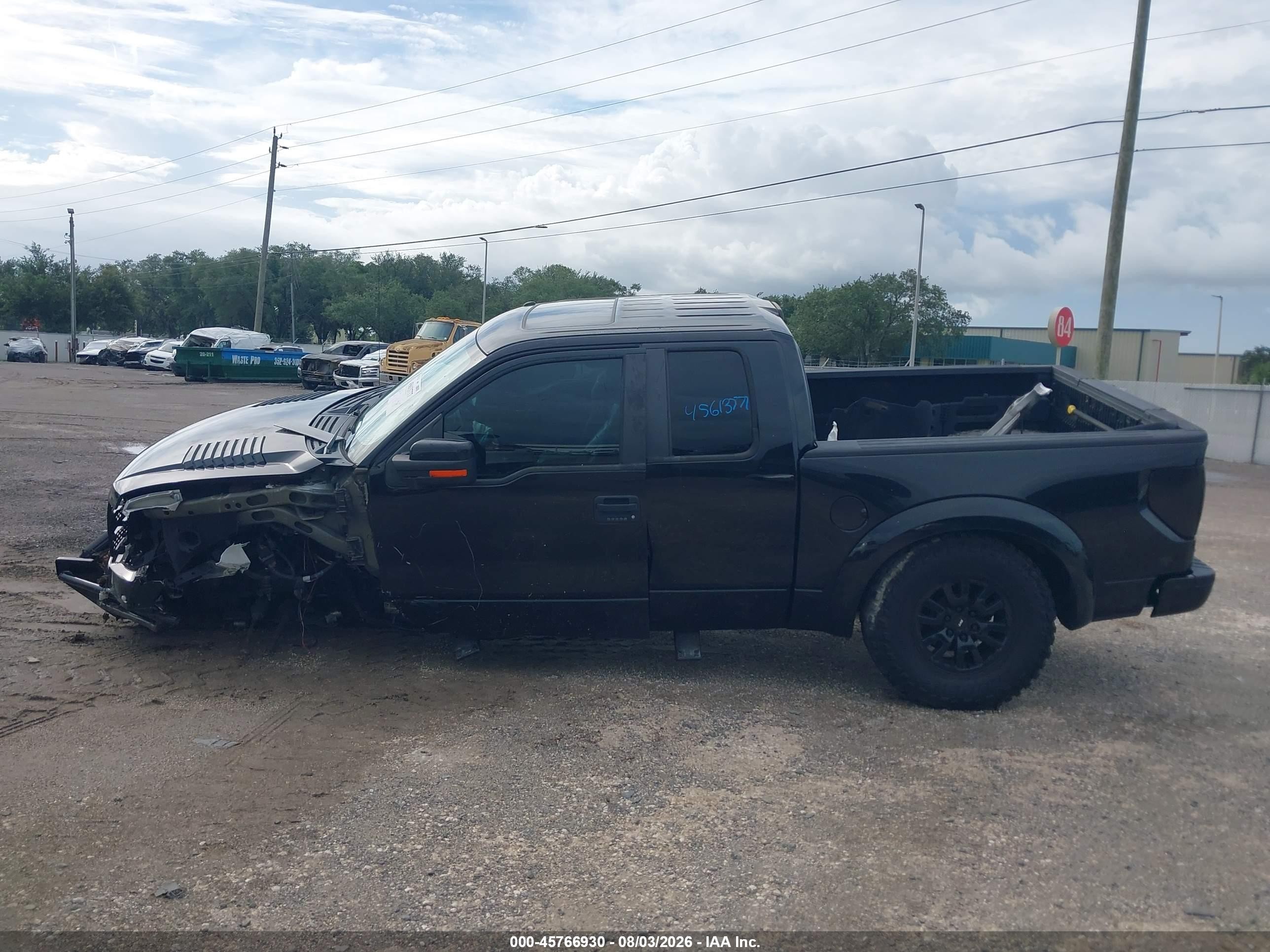 2010 Ford F-150 Svt Raptor Черный vin: 1FTEX1E62AFB96736