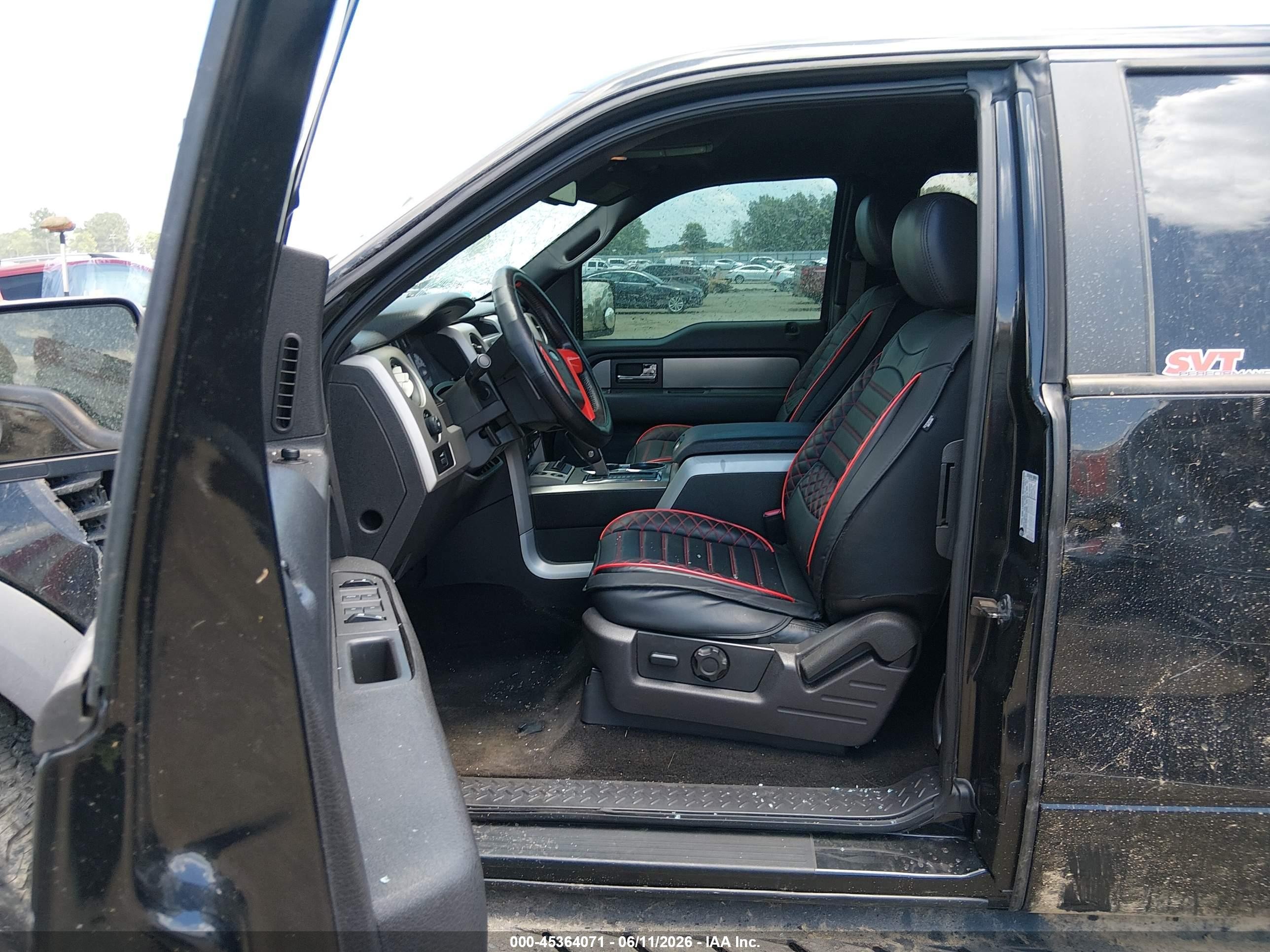 2010 Ford F-150 Svt Raptor Черный vin: 1FTEX1E64AFB77363