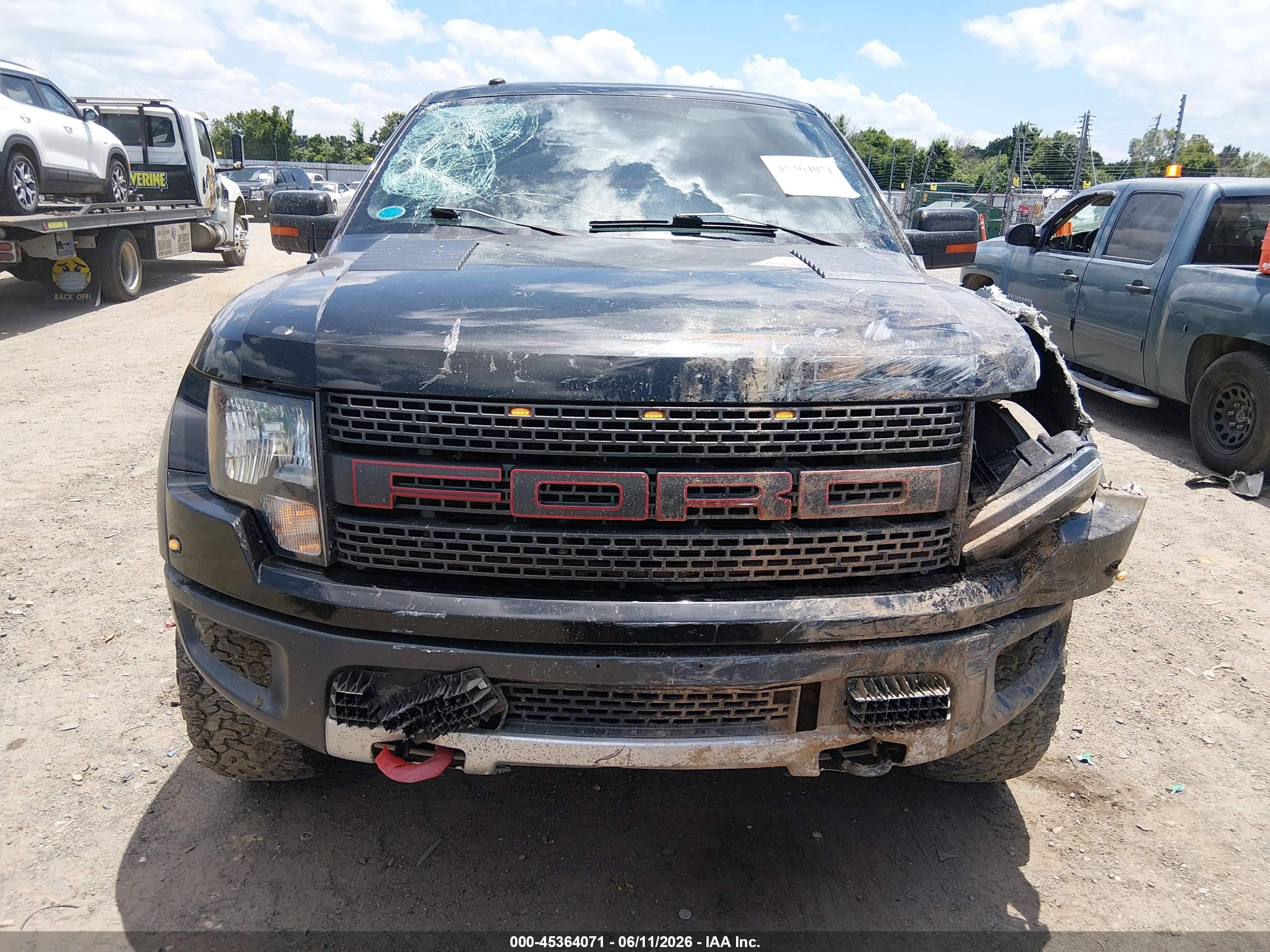 2010 Ford F-150 Svt Raptor Черный vin: 1FTEX1E64AFB77363