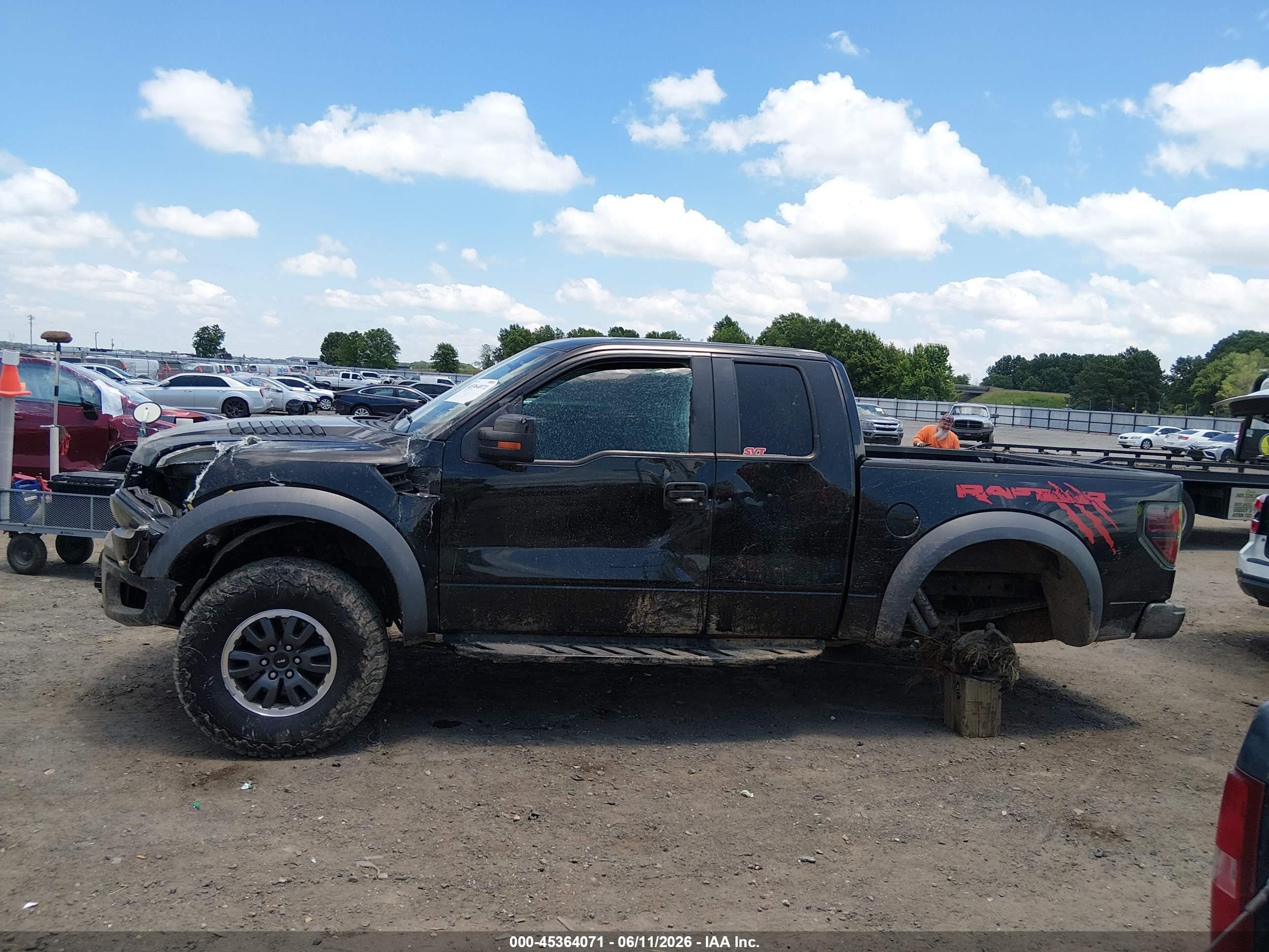 2010 Ford F-150 Svt Raptor Черный vin: 1FTEX1E64AFB77363