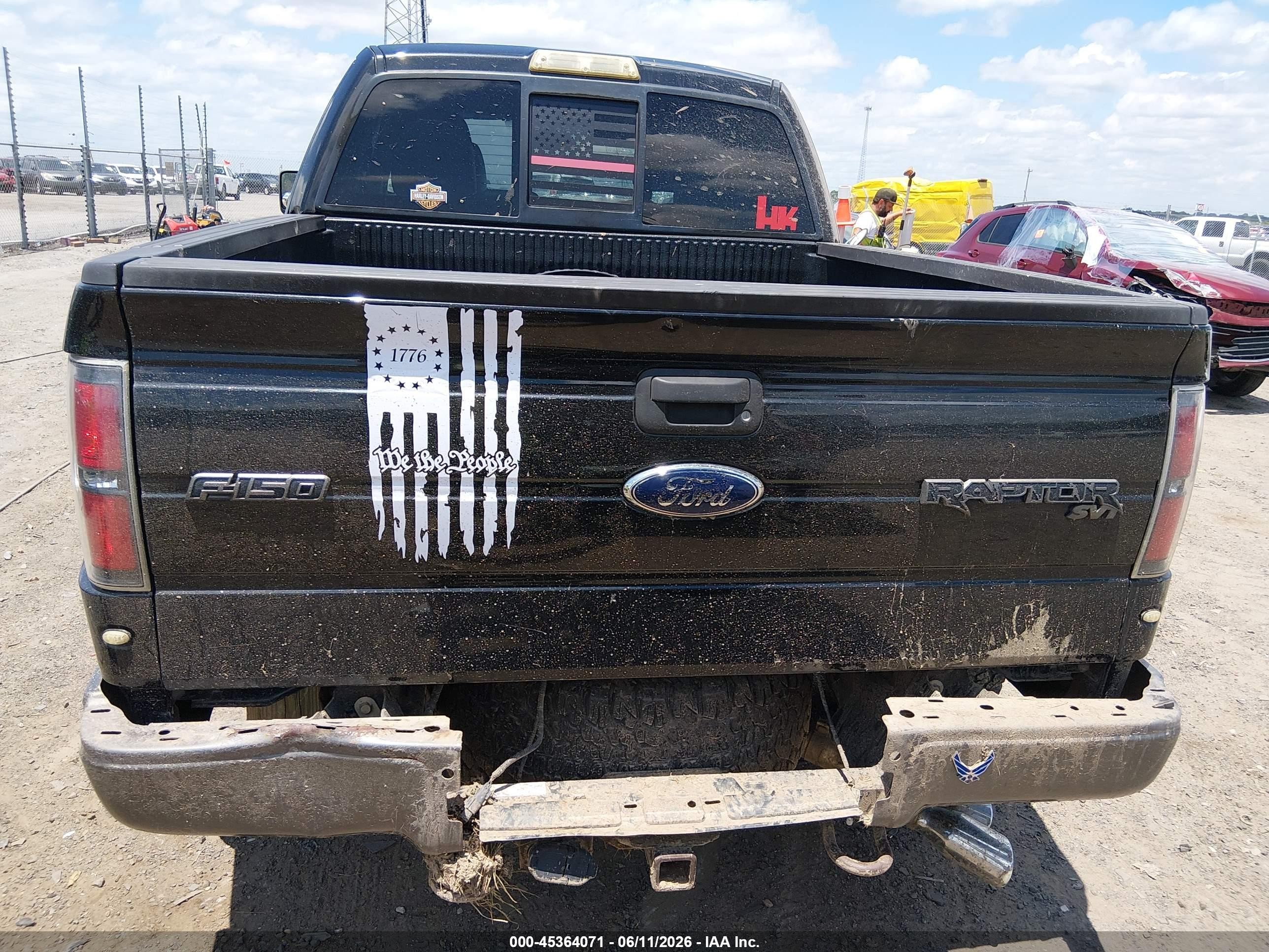 2010 Ford F-150 Svt Raptor Черный vin: 1FTEX1E64AFB77363