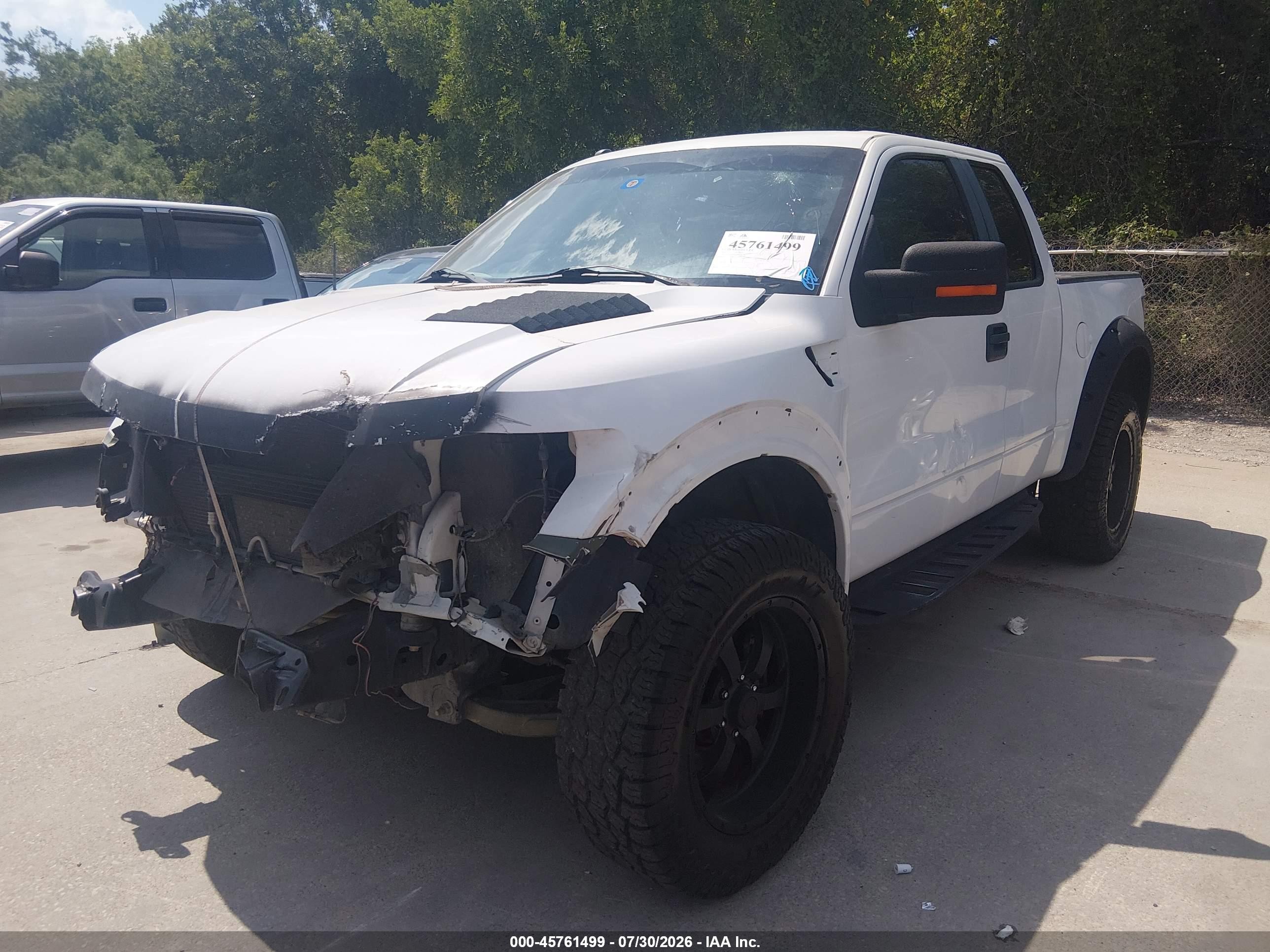 2010 Ford F-150 Svt Raptor Белый vin: 1FTEX1E64AFB94678