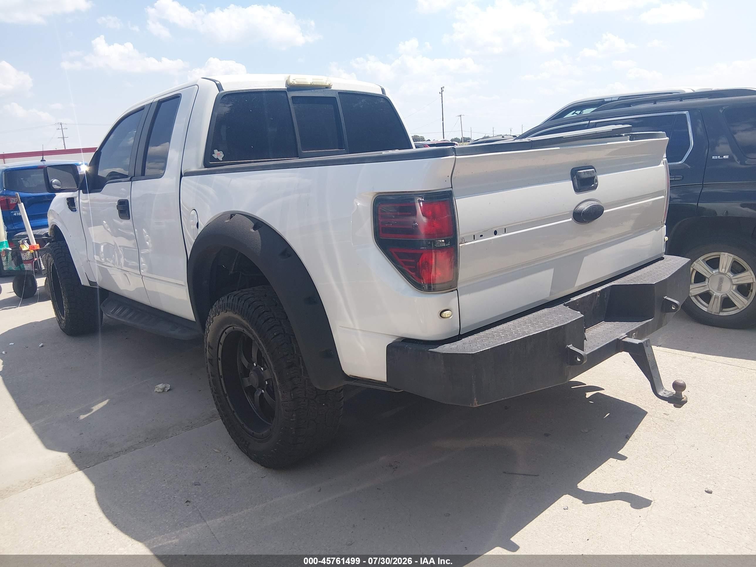 2010 Ford F-150 Svt Raptor Белый vin: 1FTEX1E64AFB94678