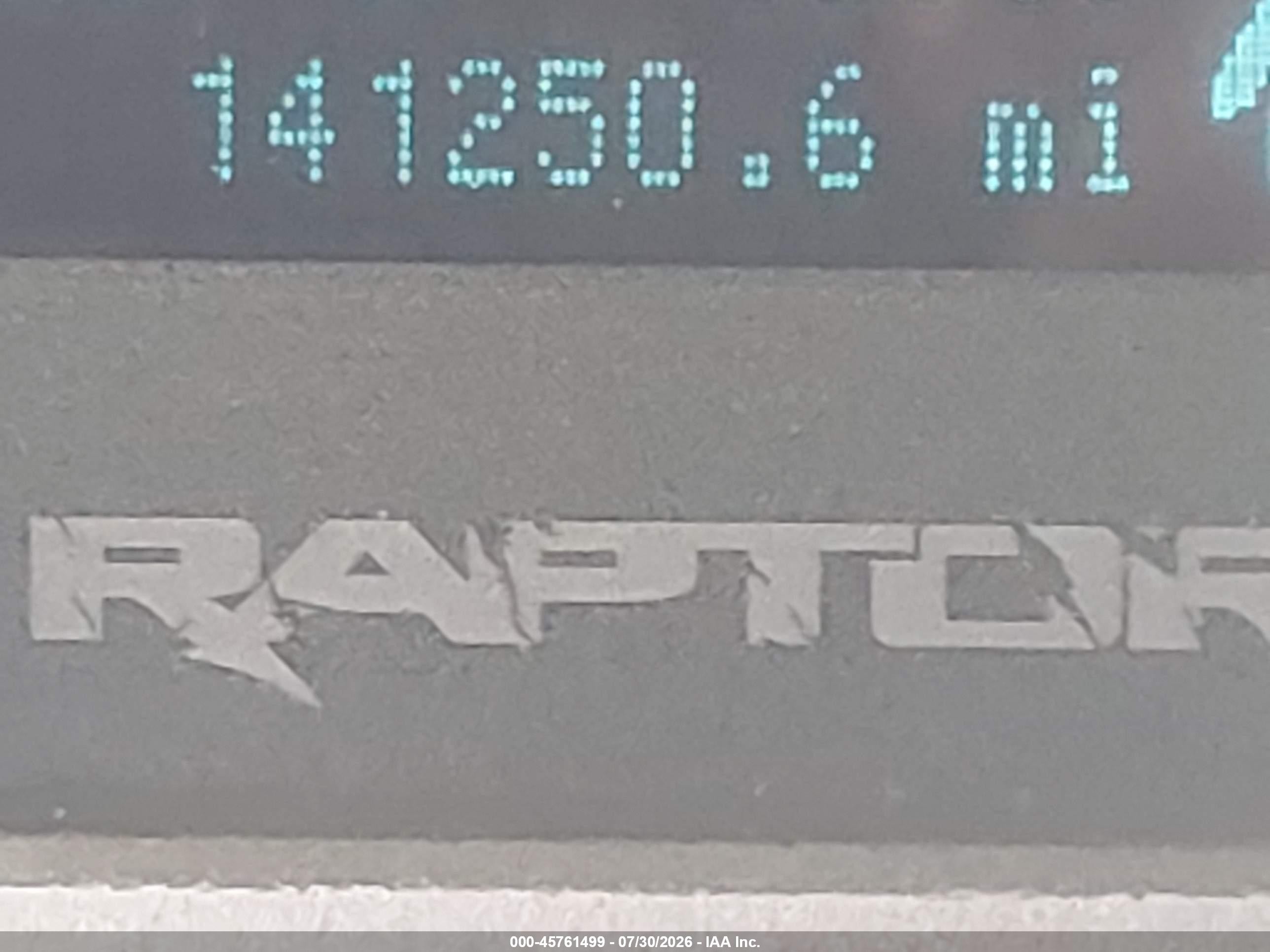 2010 Ford F-150 Svt Raptor Белый vin: 1FTEX1E64AFB94678