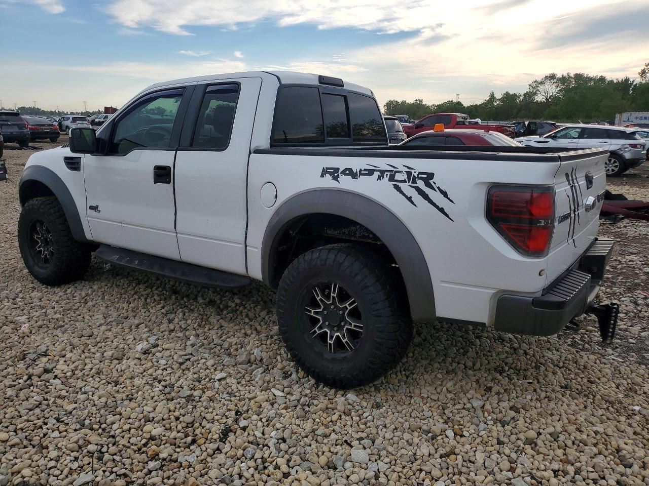 2010 Ford F150 Super Cab White vin: 1FTEX1E67AFD12691